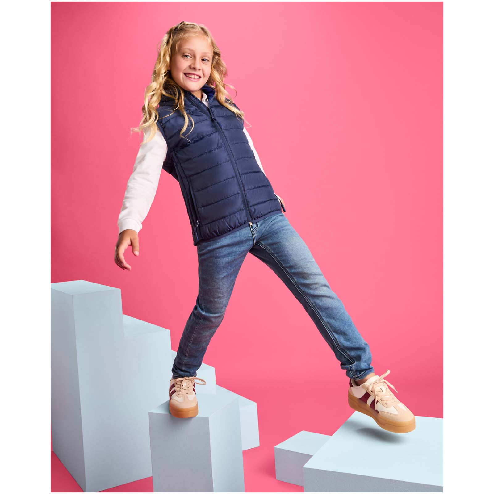 Oslo isolierter Bodywarmer für Kinder schwarz