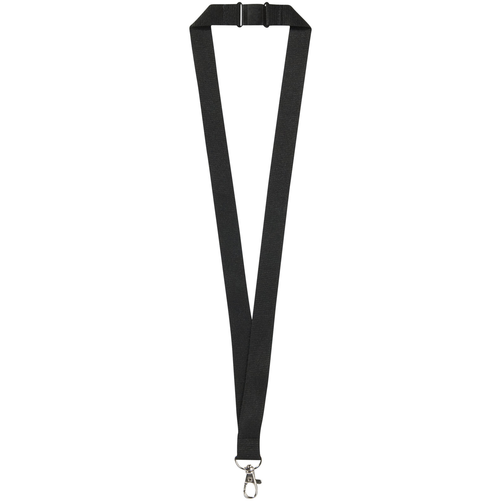 Lago Lanyard mit Sicherheitsverschluss schwarz