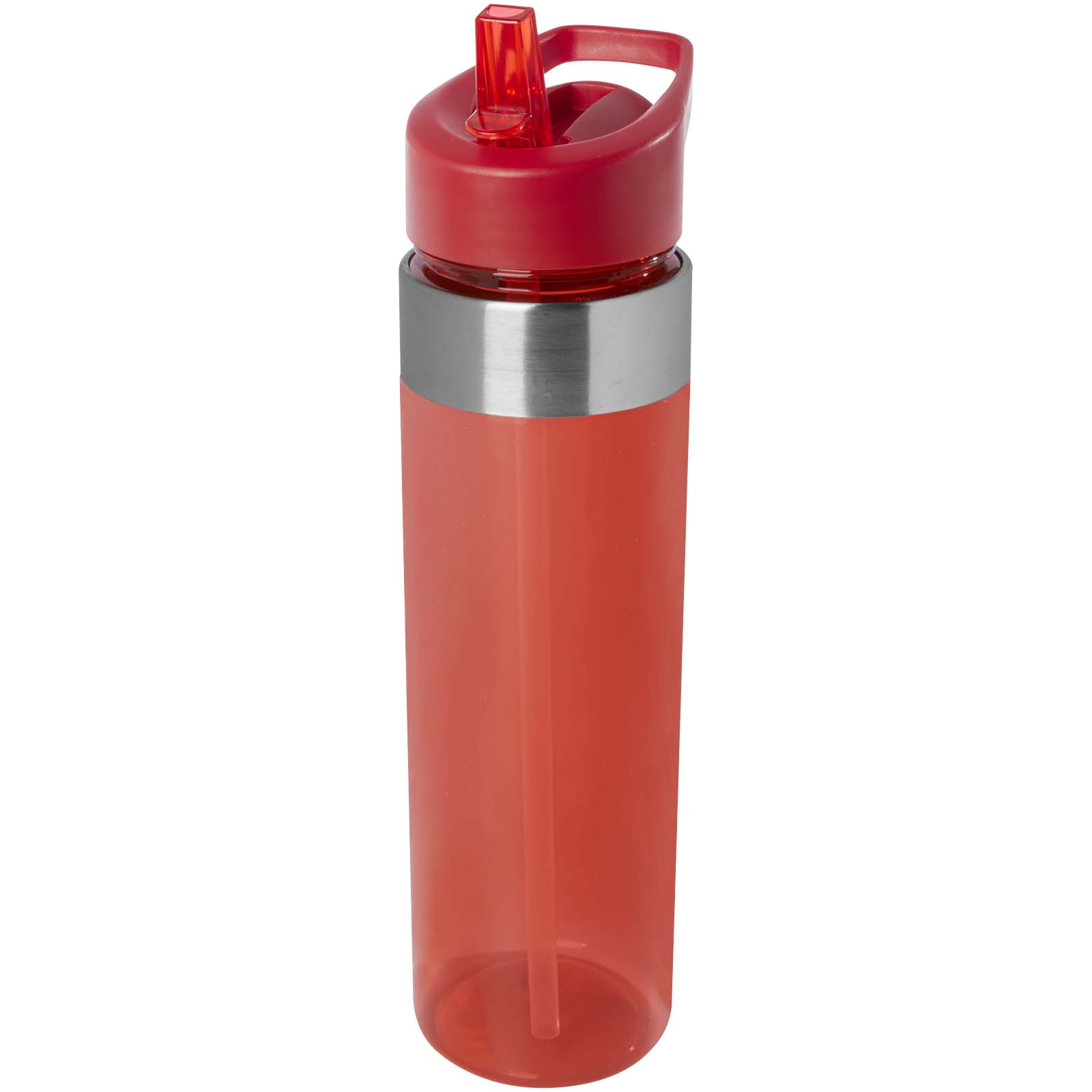 Dylan 650 ml Tritan Flasche mit Ausgussdeckel rot
