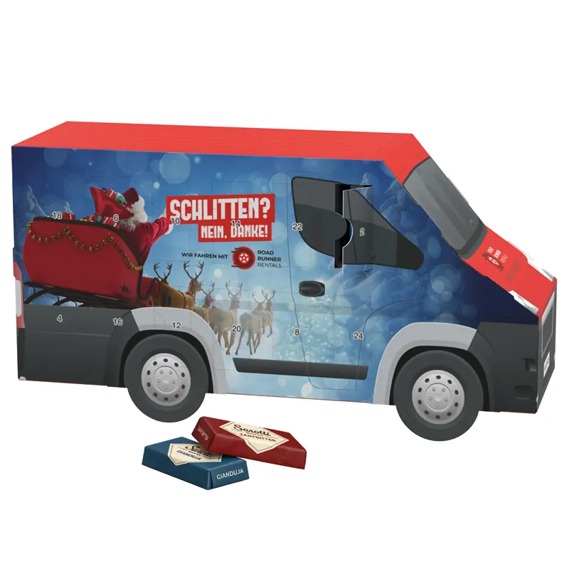 Adventskalender Transporter, Sarotti Schokotäfelchen