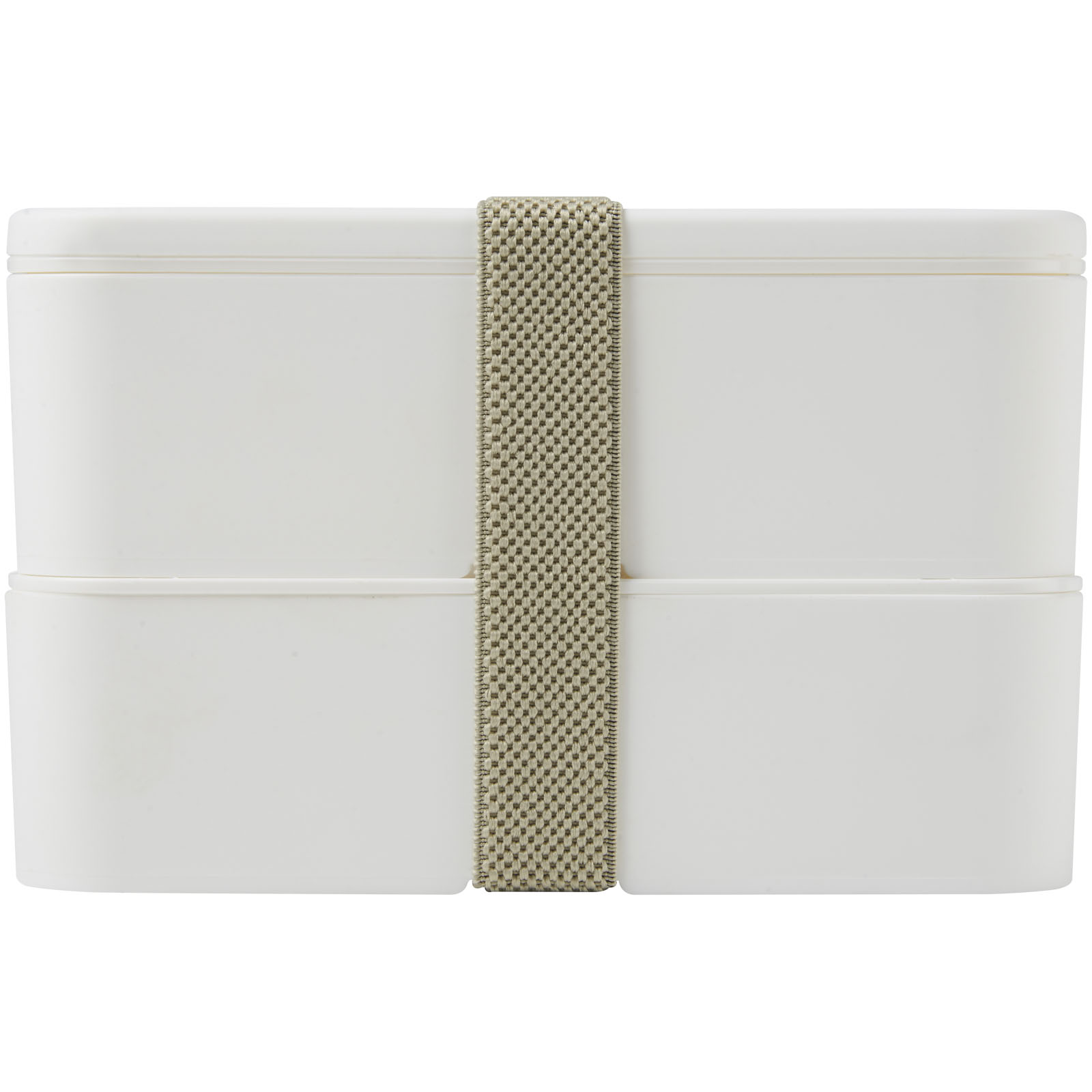 MIYO Doppel-Lunchbox weiss, weiss, kieselgrau