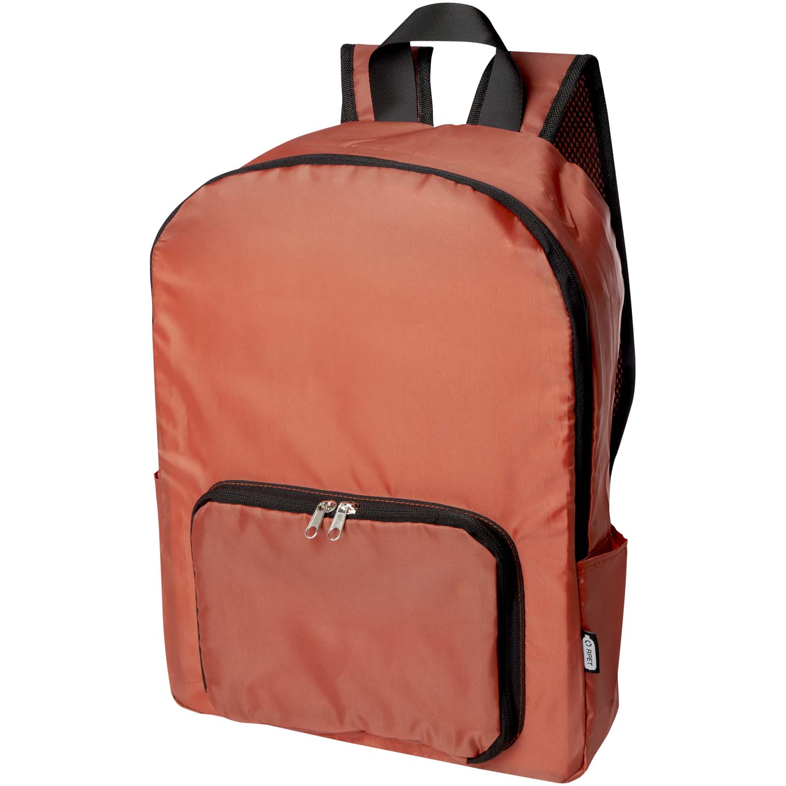 EcoFold faltbarer RPET Rucksack 15 L ziegelstein