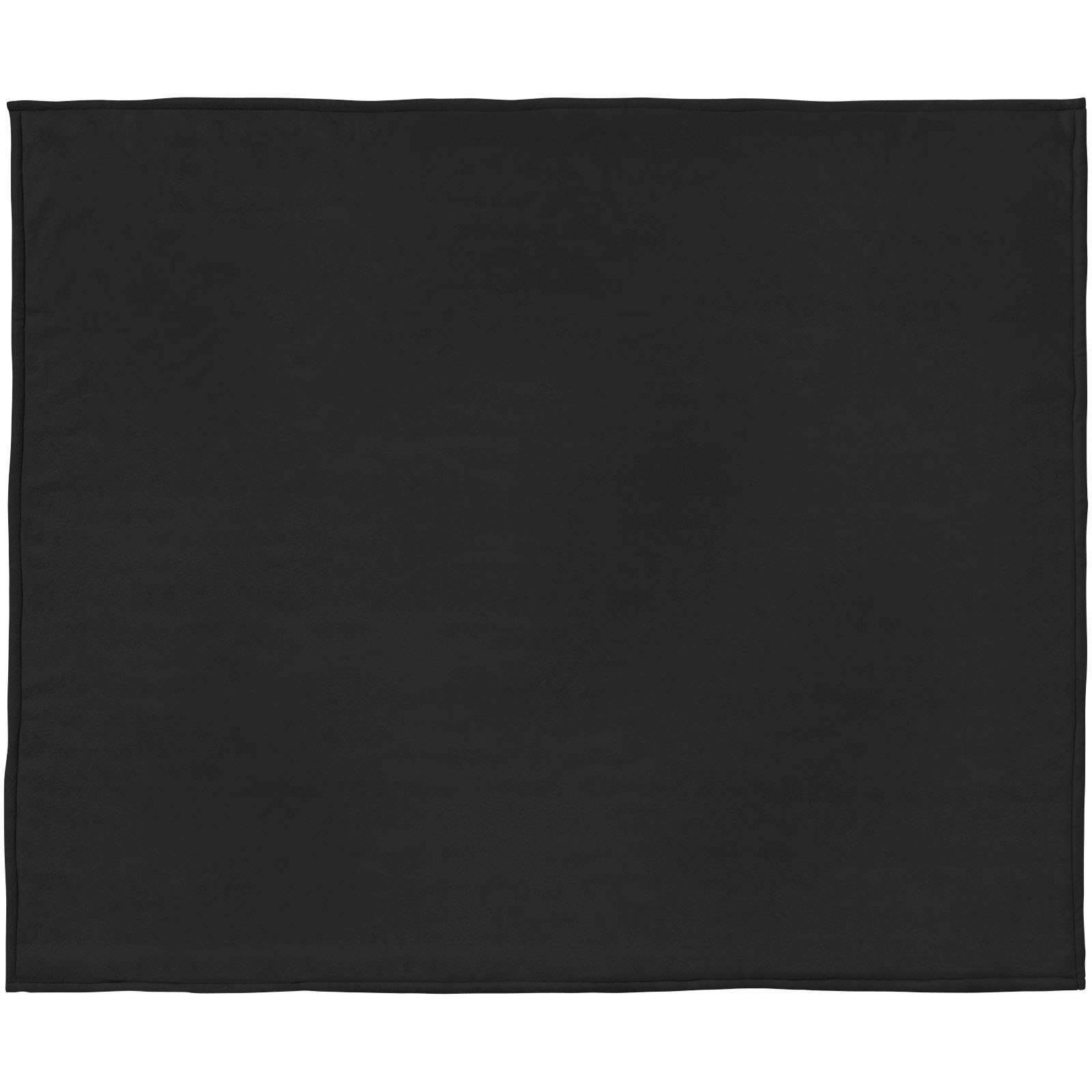 Springwood Decke aus weichem Fleece und Sherpa-Plaid schwarz, offwhite