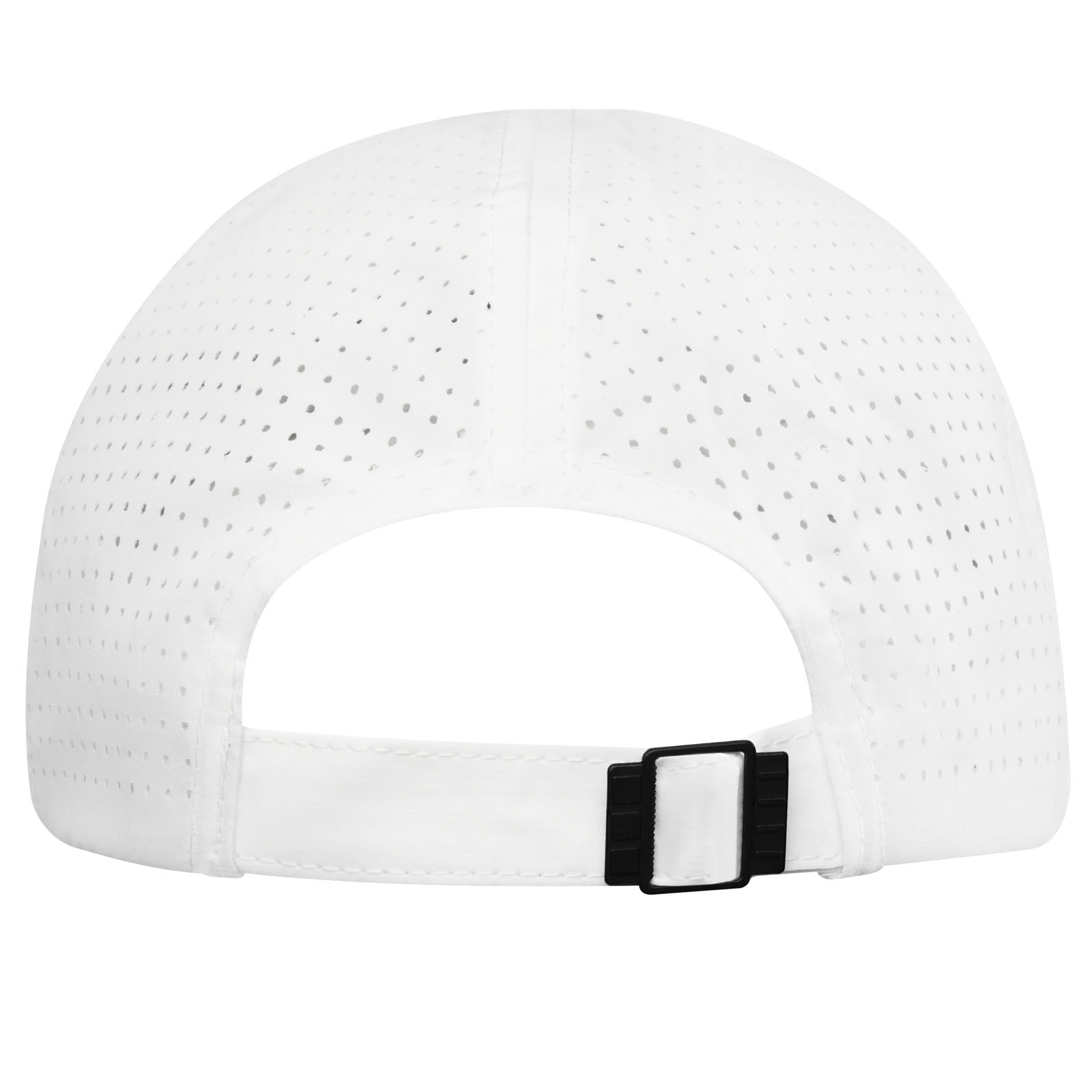 Mica 110 g/m² GRS recycelte Cool Fit Kappe mit sechs Segmenten weiss