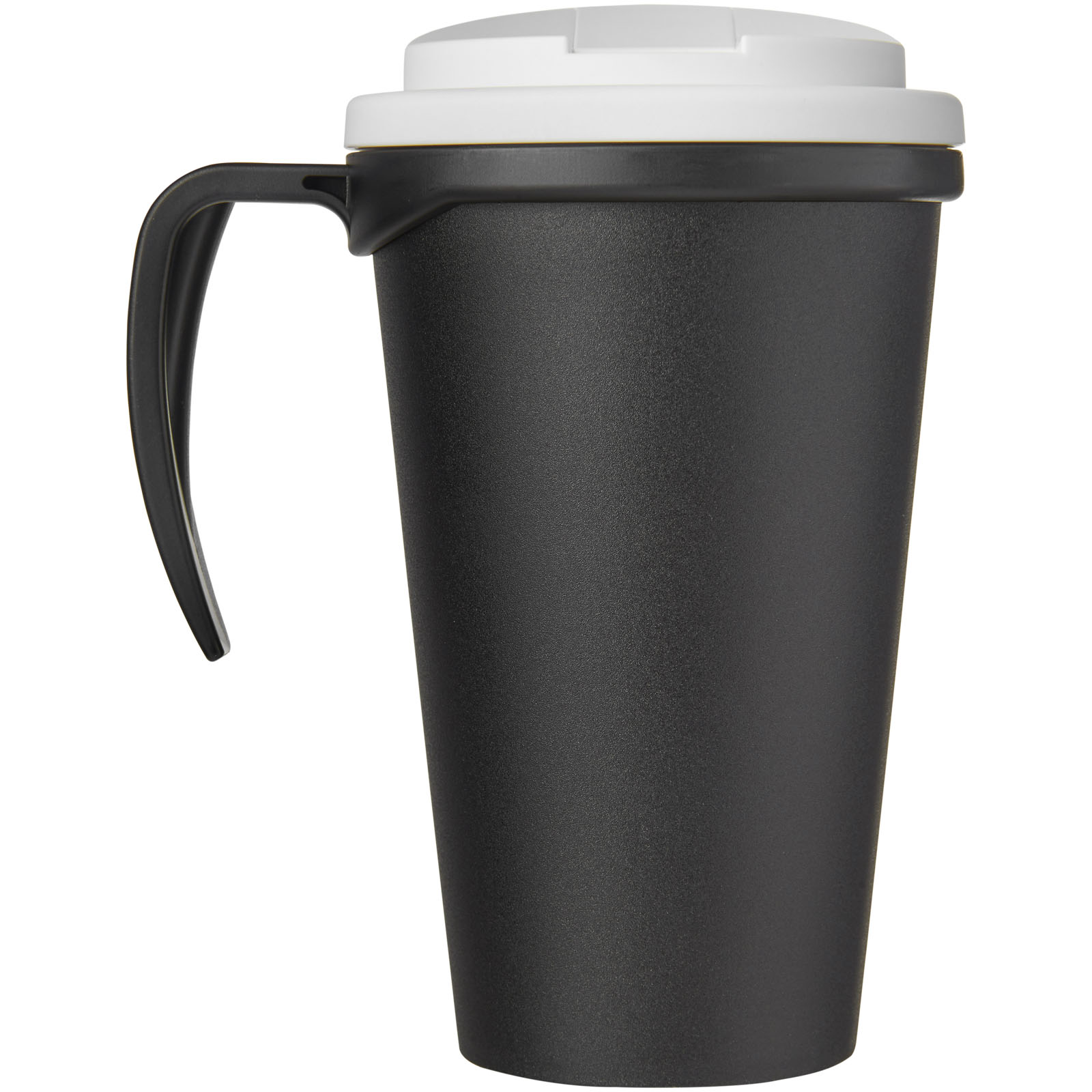 Americano® Grande 350 ml Isolierbecher mit auslaufsicherem Schraubverschluss schwarz, weiss