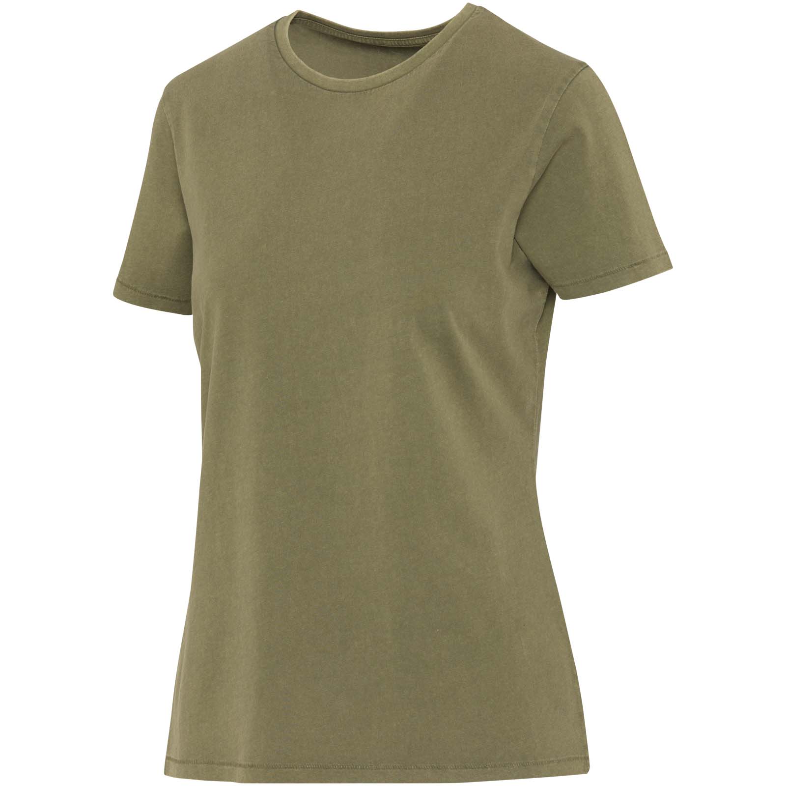 Nanaimo Kurzärmeliges T-Shirt für Damen im Washed Look, 160 g/m2 waldgrün