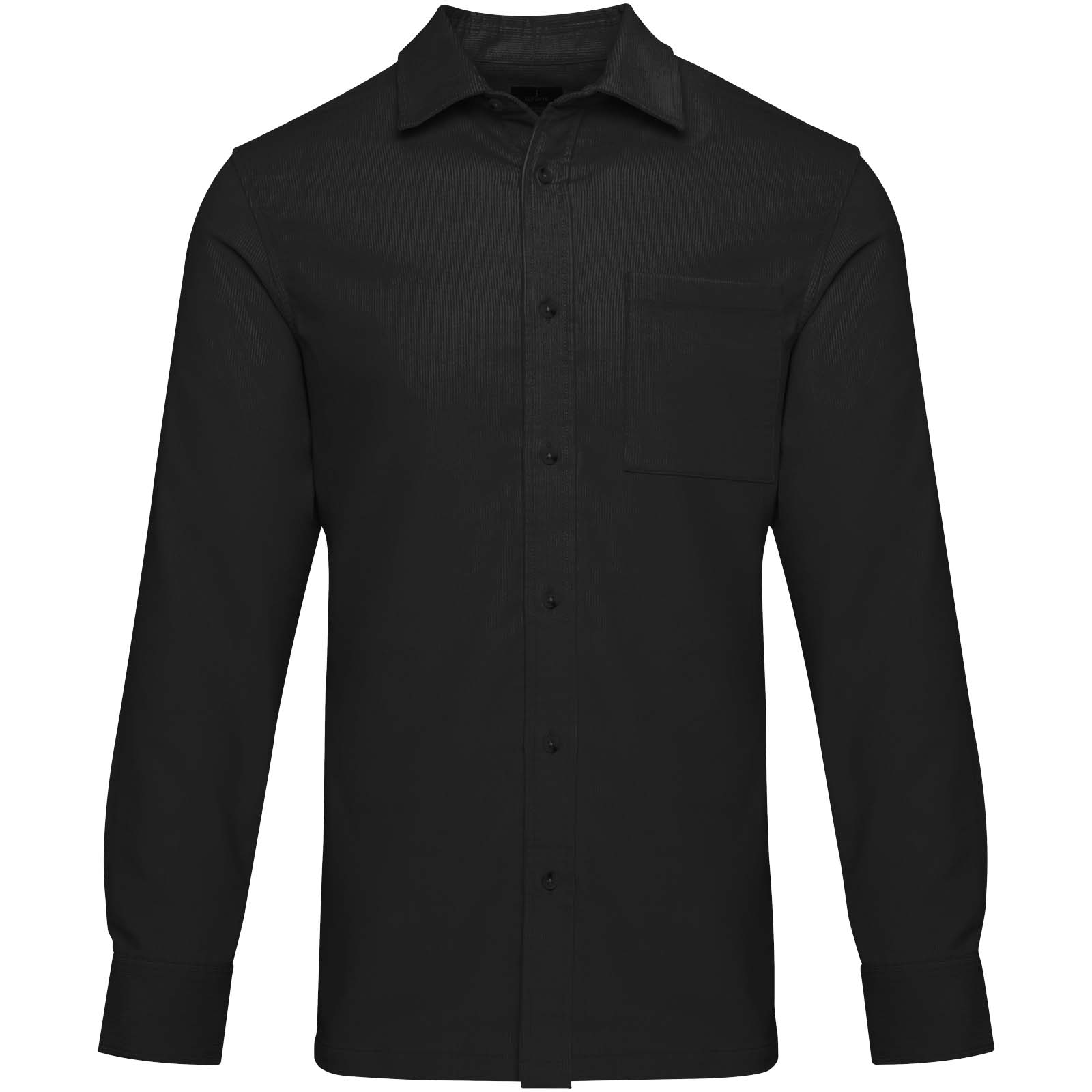Alum 252 g/m² Hemd aus Cord Unisex schwarz