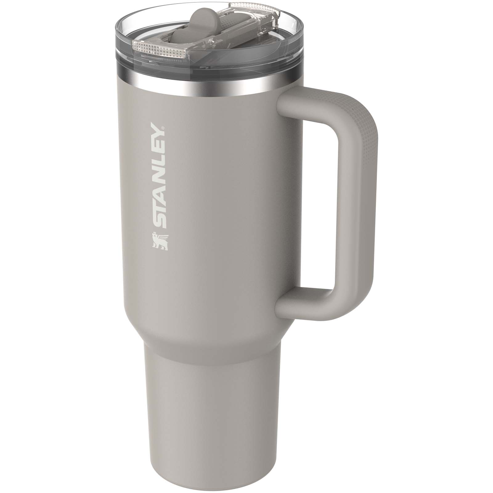 Stanley Quencher® ProTour 1180 ml Thermobecher aus recyceltem Edelstahl mit Flip Strohhalm grau