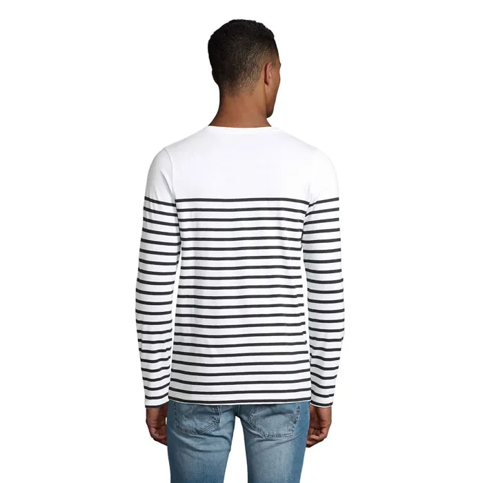 Herren-Langarm-T-Shirt Matelot