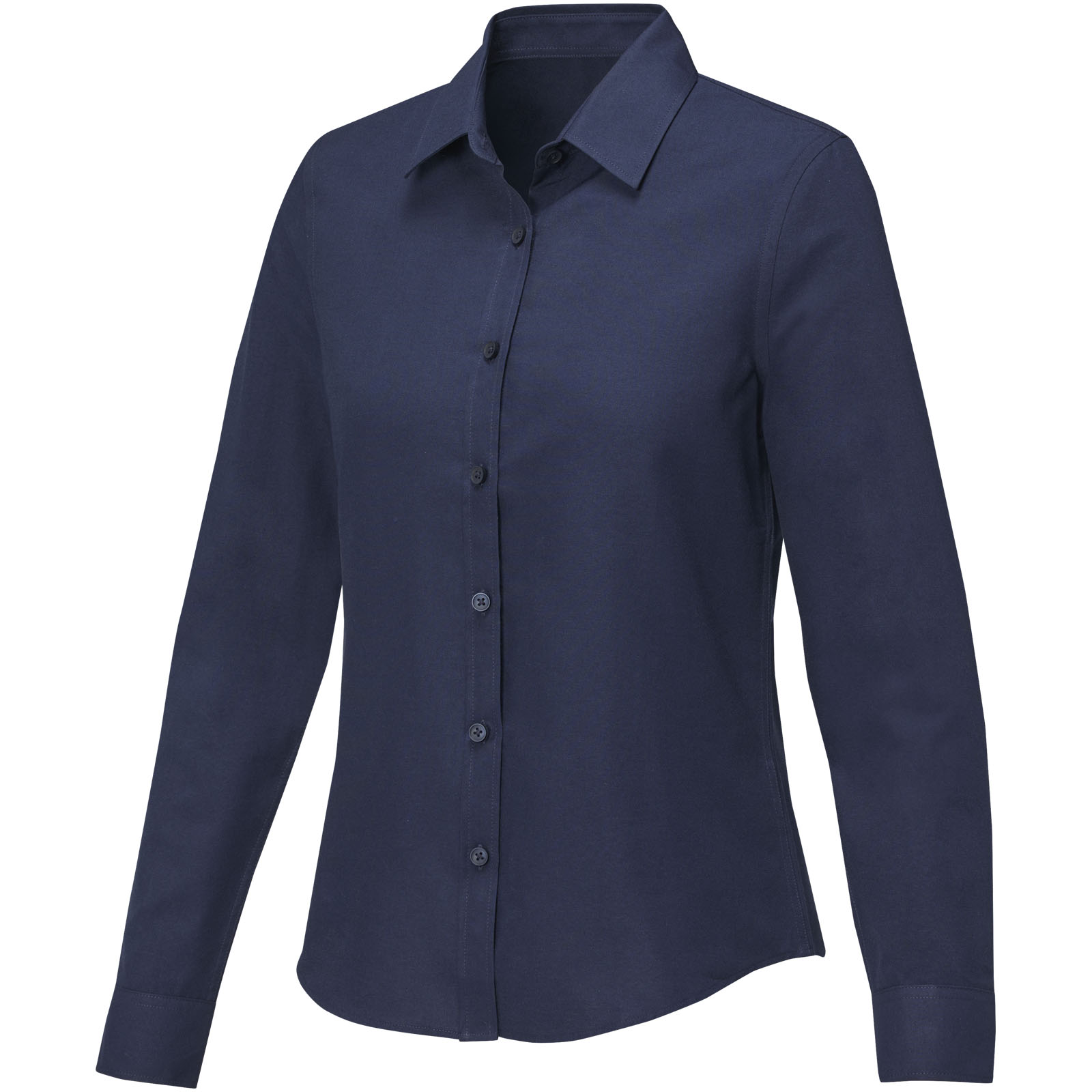 Pollux 130 g/m² Damenbluse mit langen Ärmeln navy