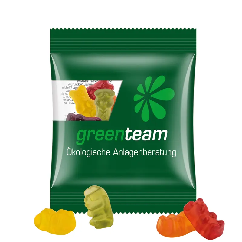 Minitüte 12 g, Trolli Vegane Gummibärchen, 14% Fruchtsaft
