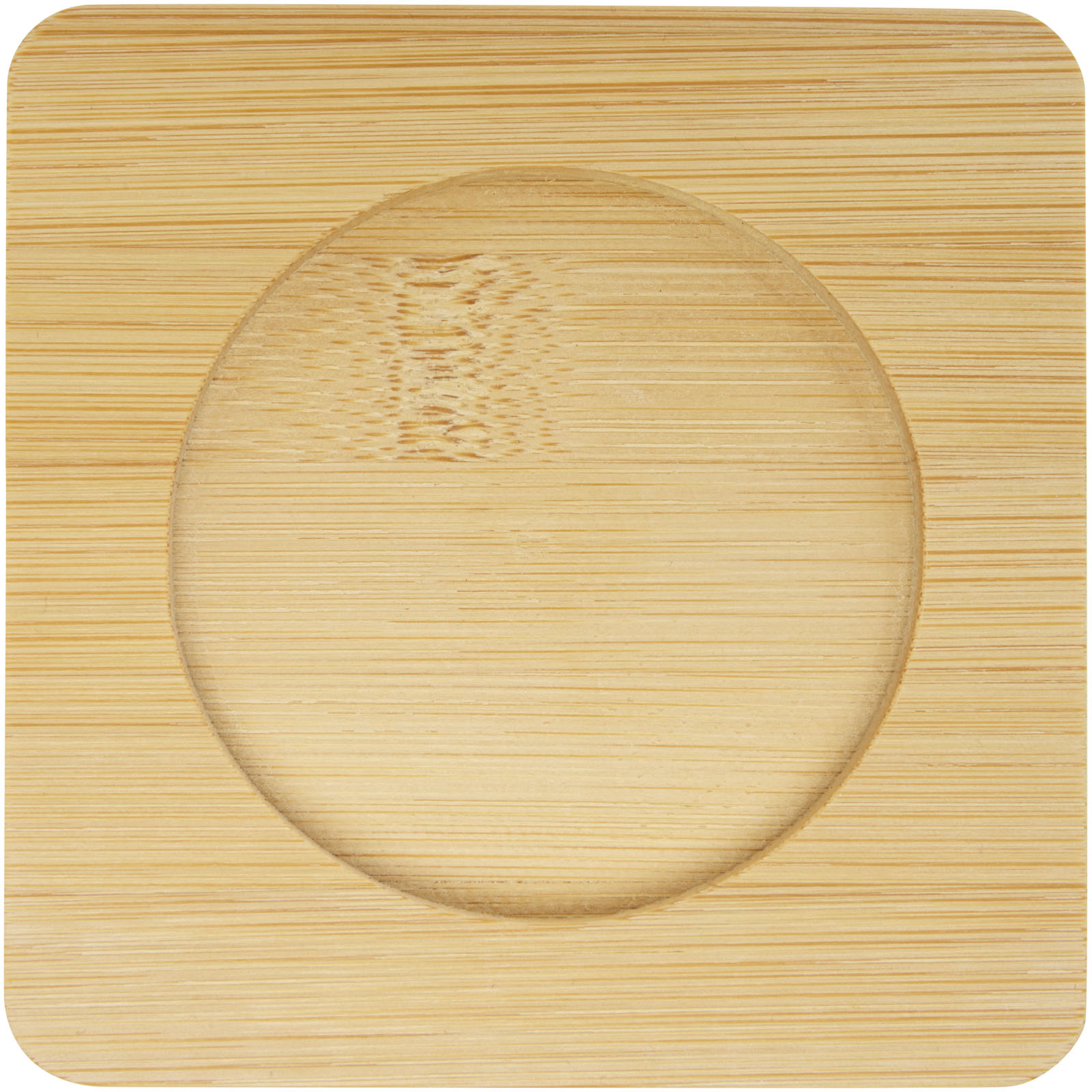 Manti 2-teiliger 250 ml doppelwandiger Glasbecher mit Bambusuntersetzer transparent, natural