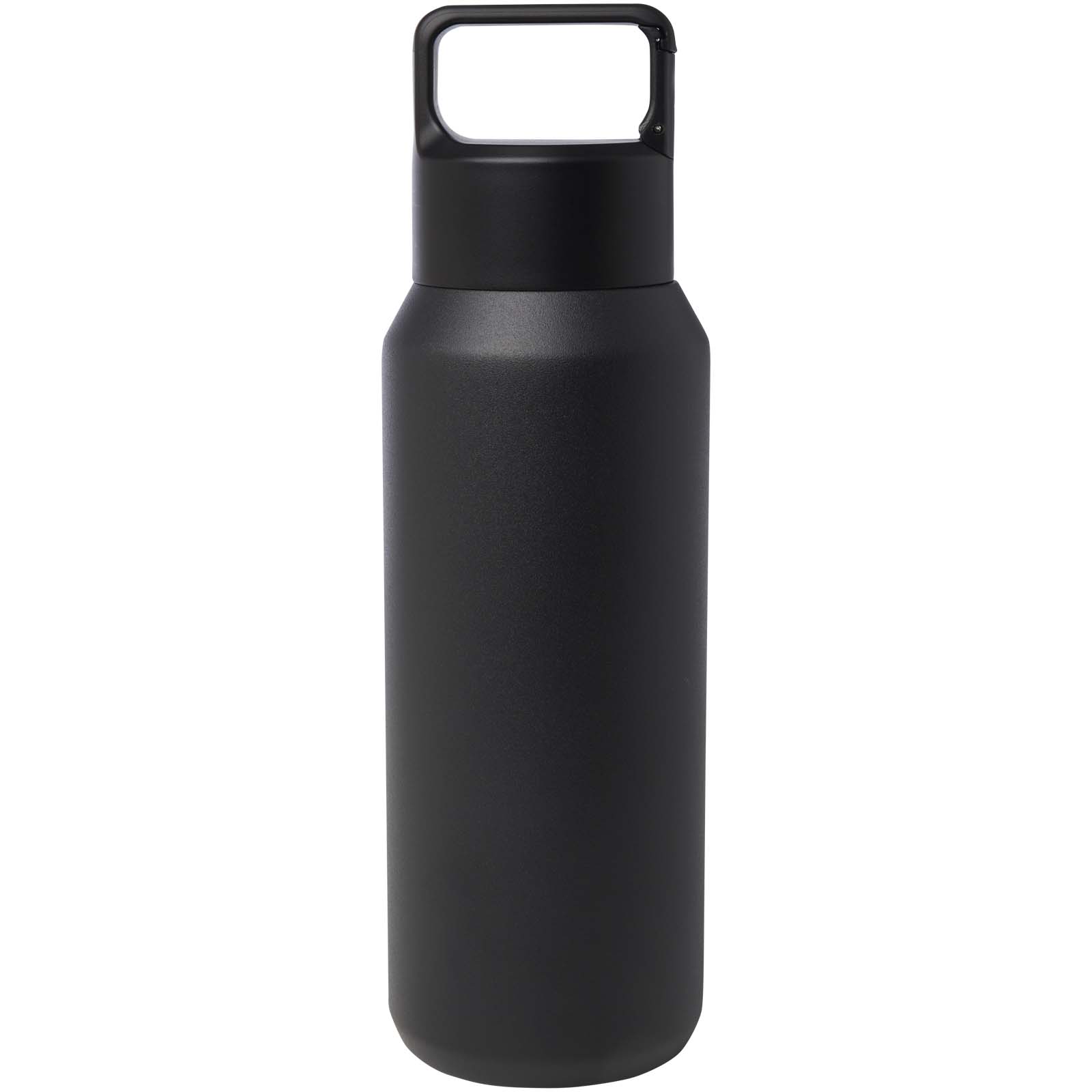 Astra 600 ml RCS-zertifizierte Kupfer-Vakuum Isolierflasche aus recyceltem Edelstahl (Kohlensäure geeignet) schwarz