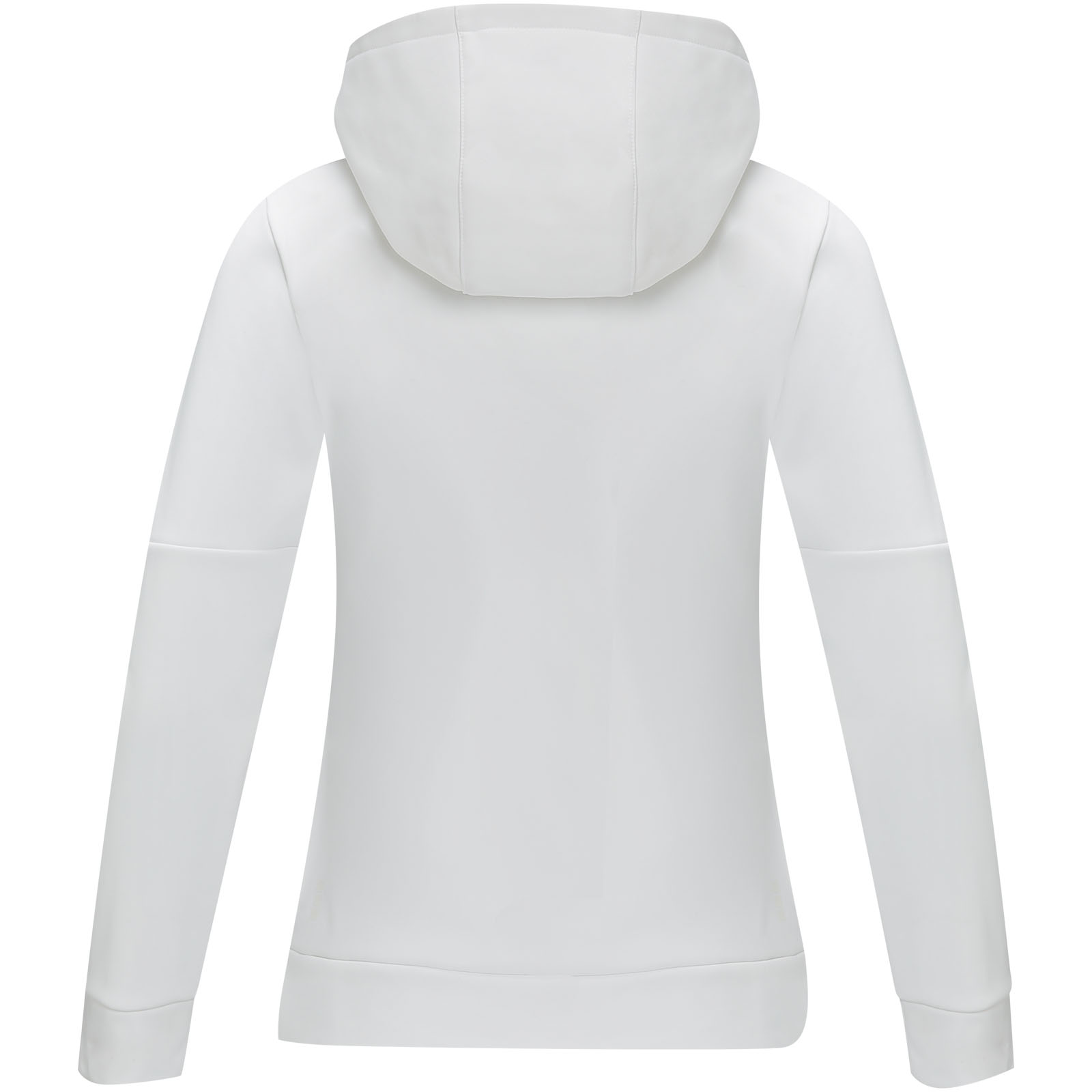 Sayan Kapuzenpullover mit halbem Reißverschluss für Damen weiss