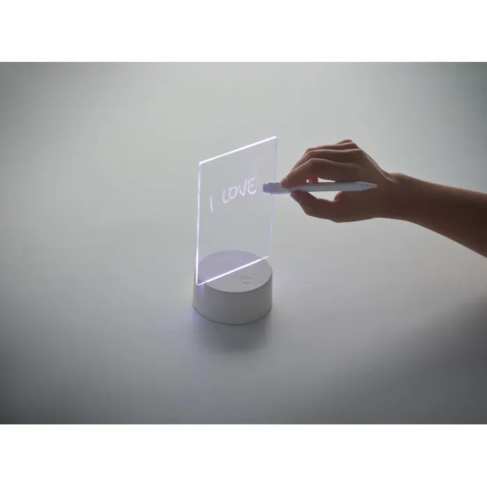 Memoboard mit LED-Beleuchtung