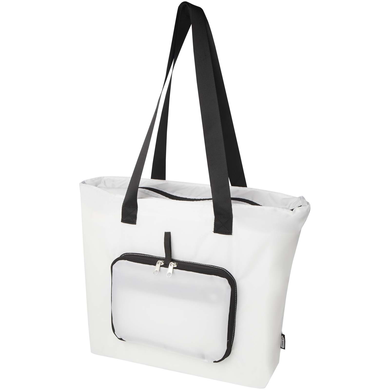 EcoFold faltbare RPET Tragetasche 16 L weiss