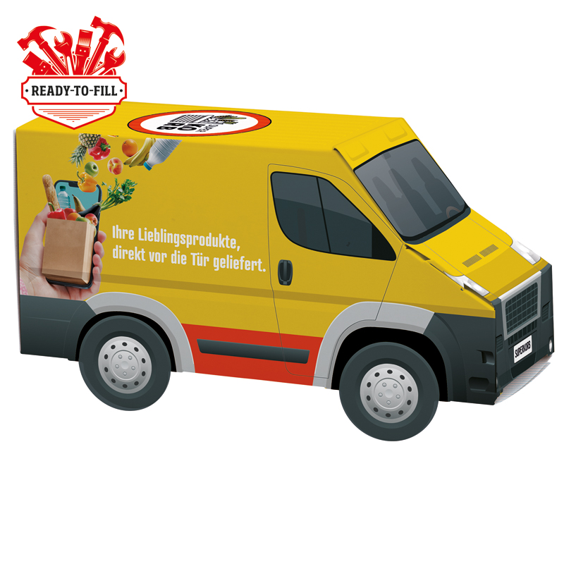 3D-Präsent Transporter, kundengestelltes Füllgut