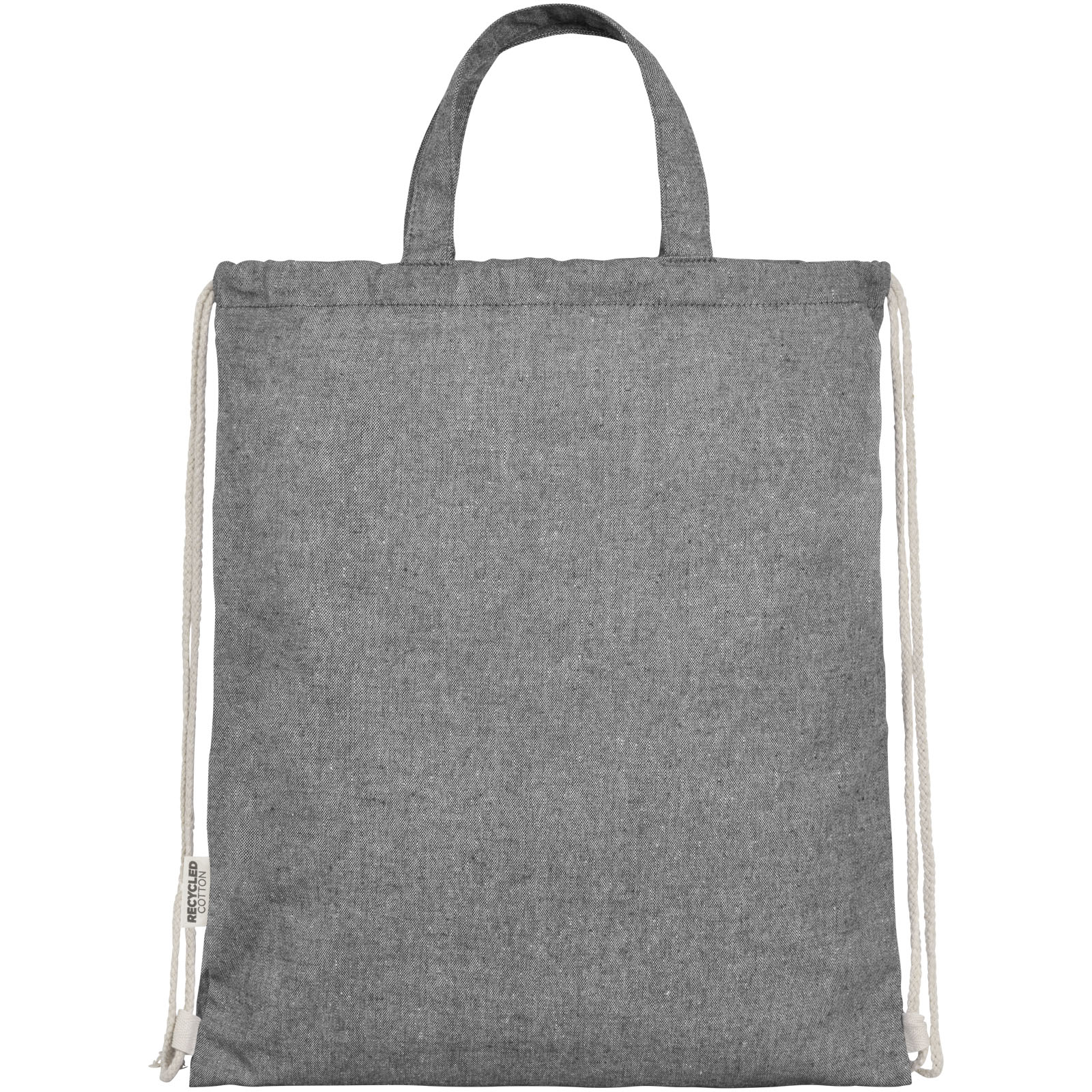 Pheebs 150 g/m² Aware™ recycelter Turnbeutel heather schwarz