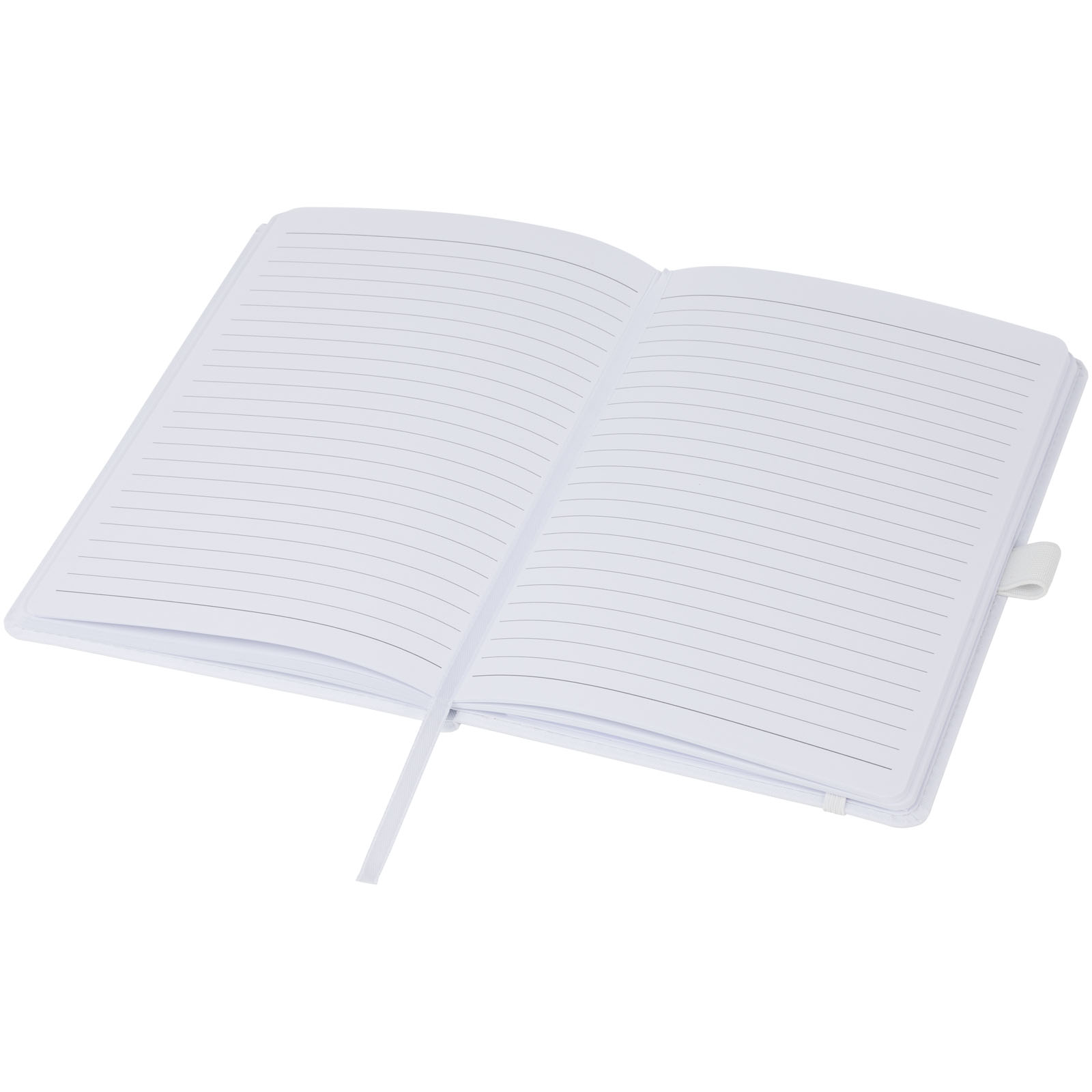 Thalaasa Hardcover Notizbuch aus Ozean Kunststoff weiss