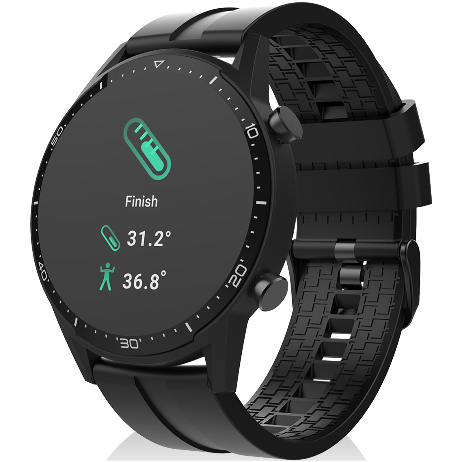 Prixton SWB26T Smartwatch schwarz
