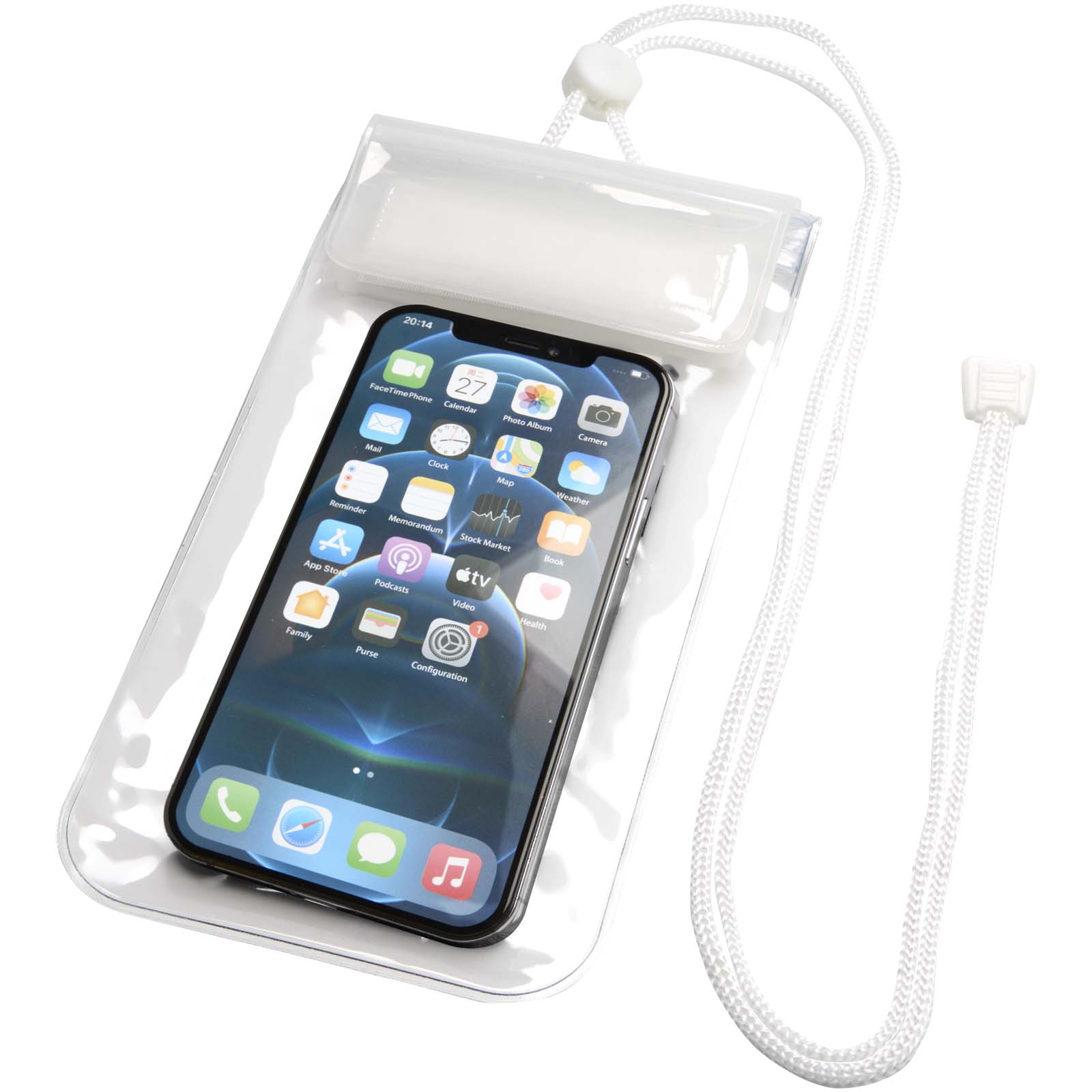 Dombay wasserdichte Handytasche L weiss