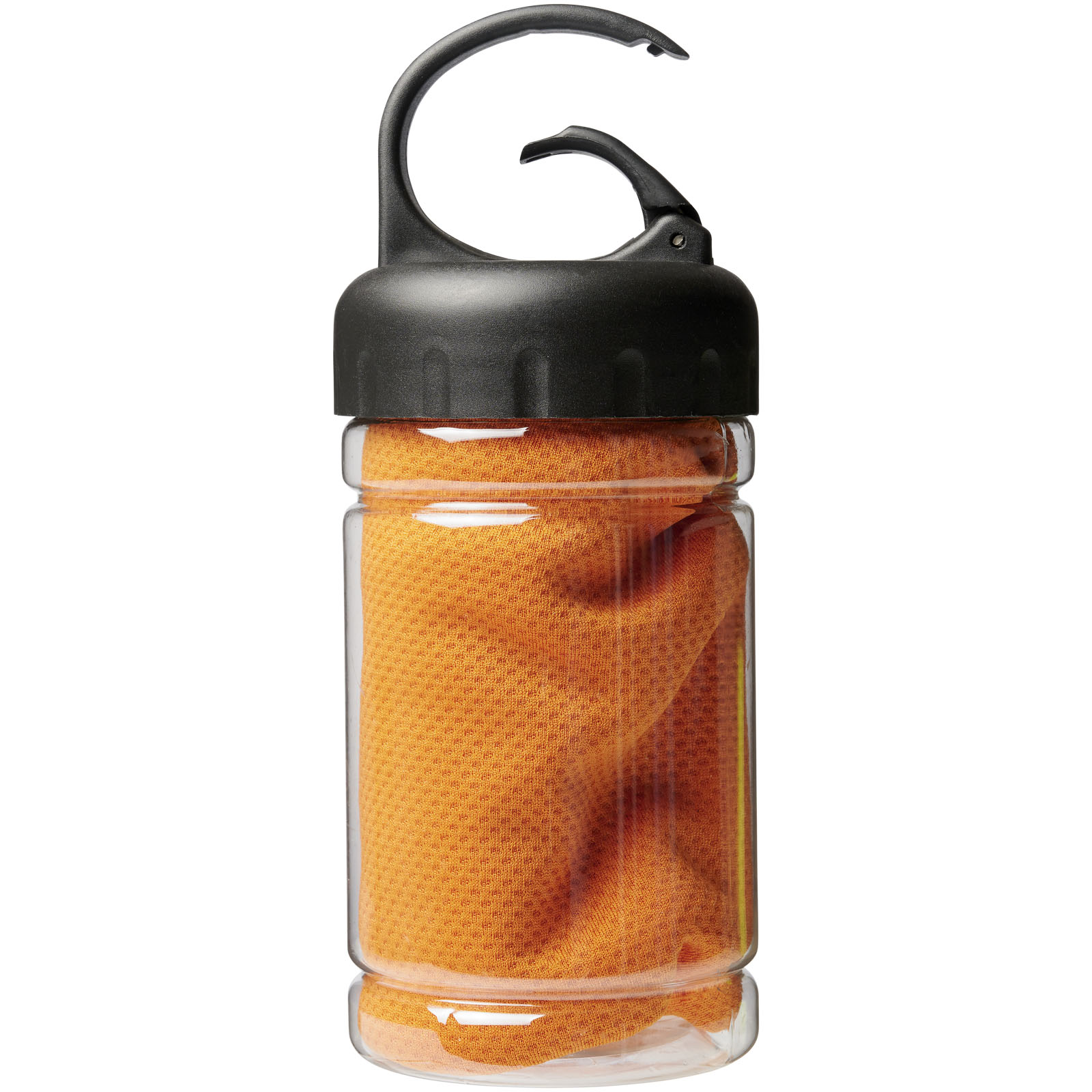 Remy Kühlhandtuch in PET-Behälter orange