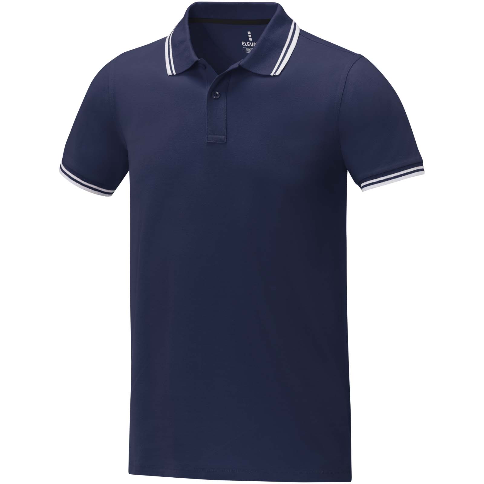 Amarago 200 g/m² Polo mit abgesetztem Rand für Herren navy