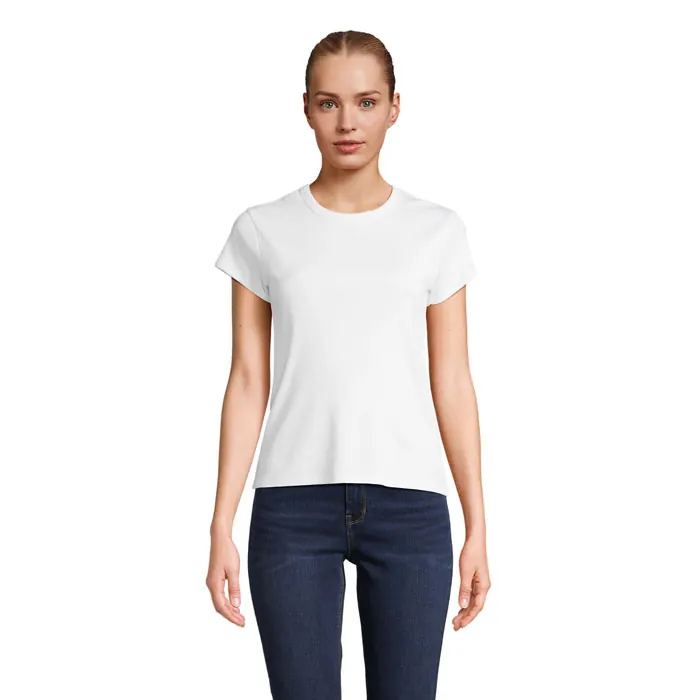SARA WOMEN'S RIBBED T-SHIRT