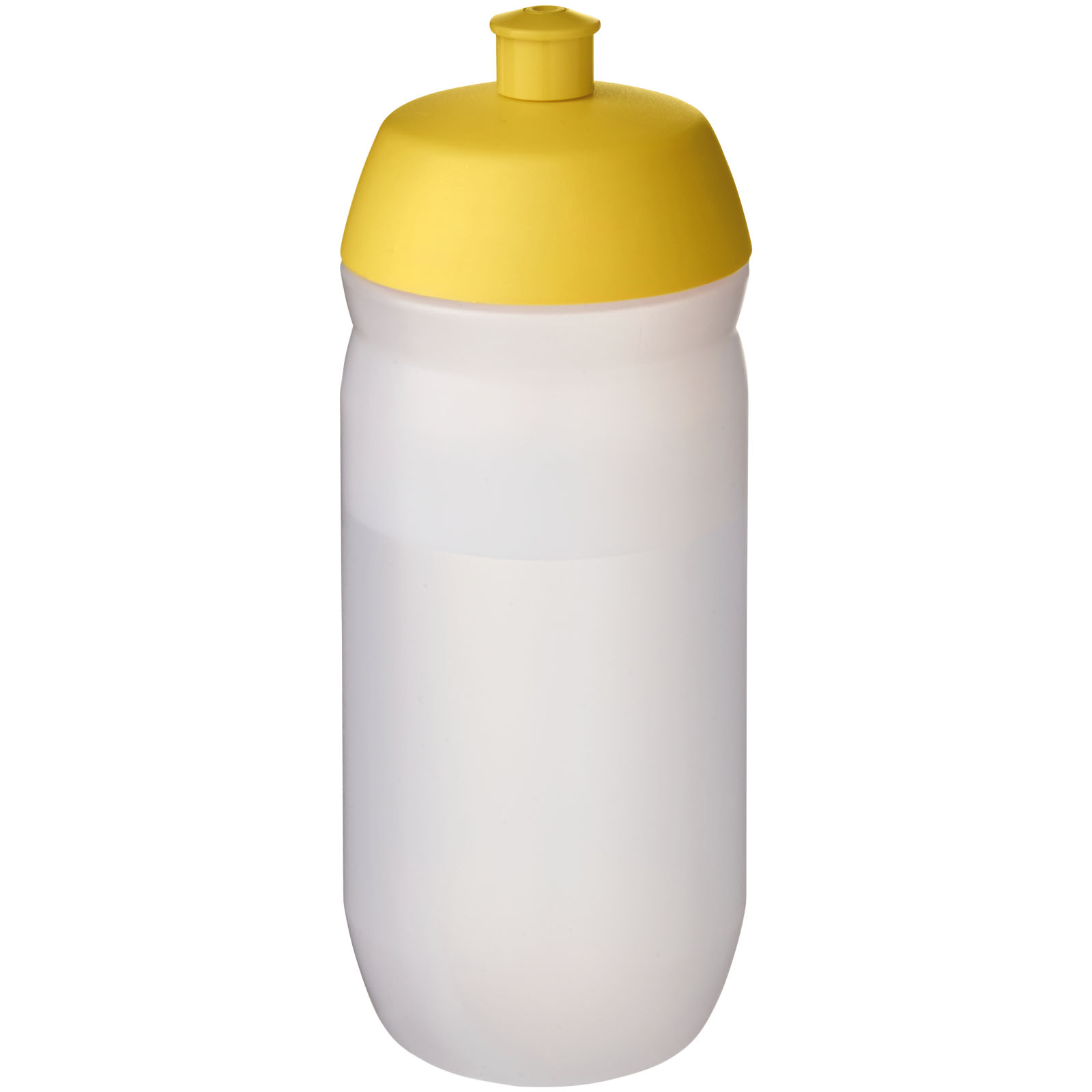 HydroFlex™ Clear 500 ml Squeezy Sportflasche gelb, klar mattiert