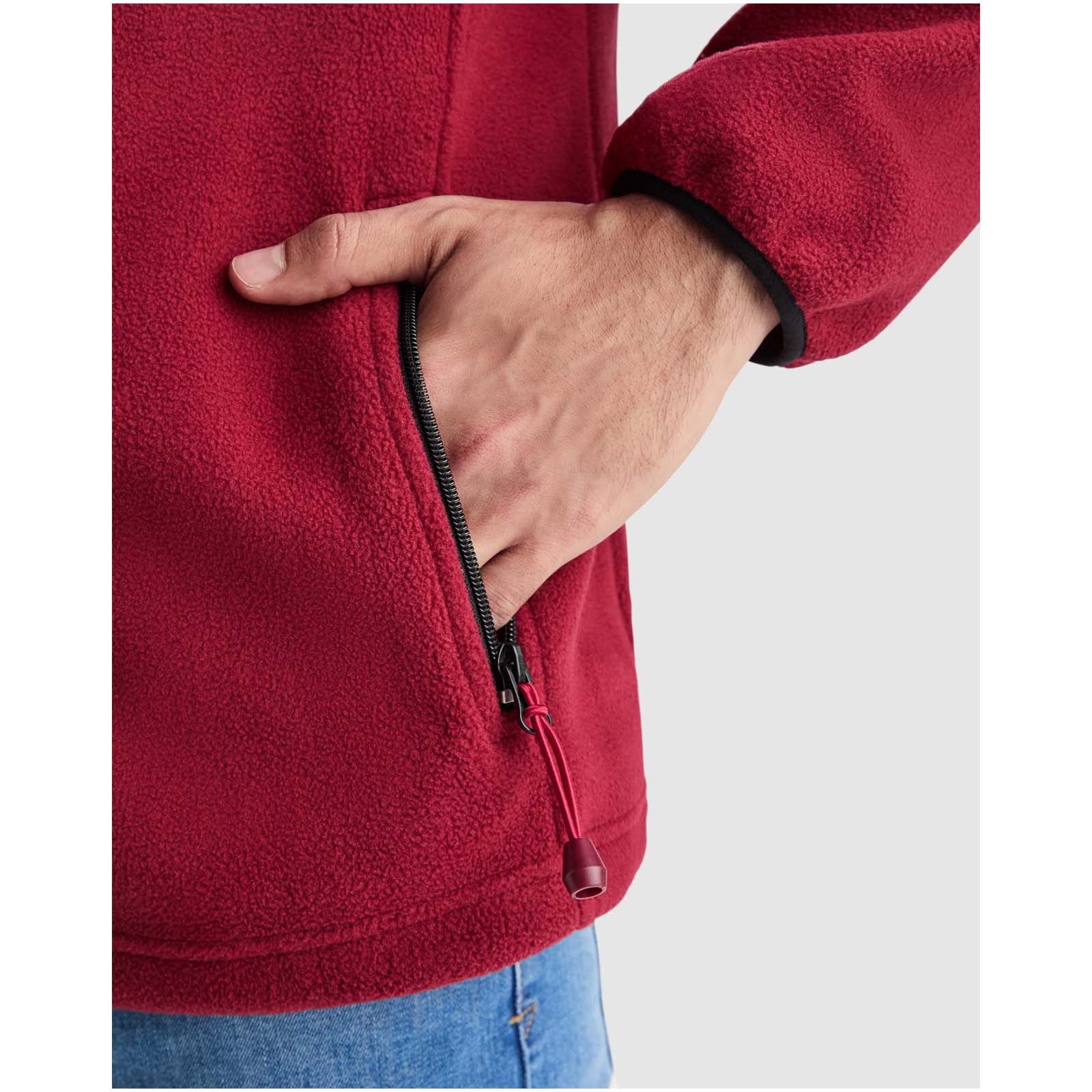 Luciane Microfleecejacke für Herren granatrot
