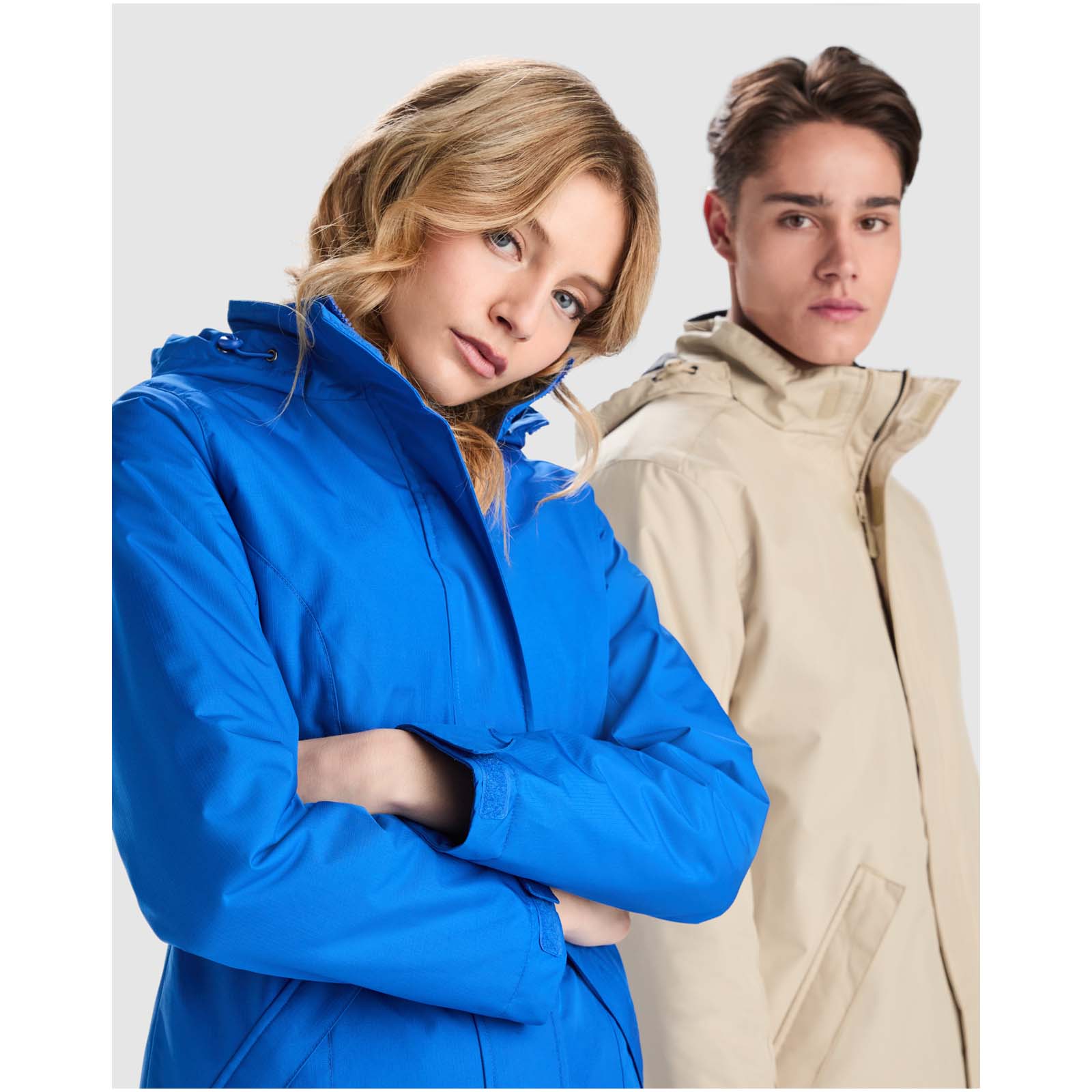 America wattierter Parka für Herren dunkelblei