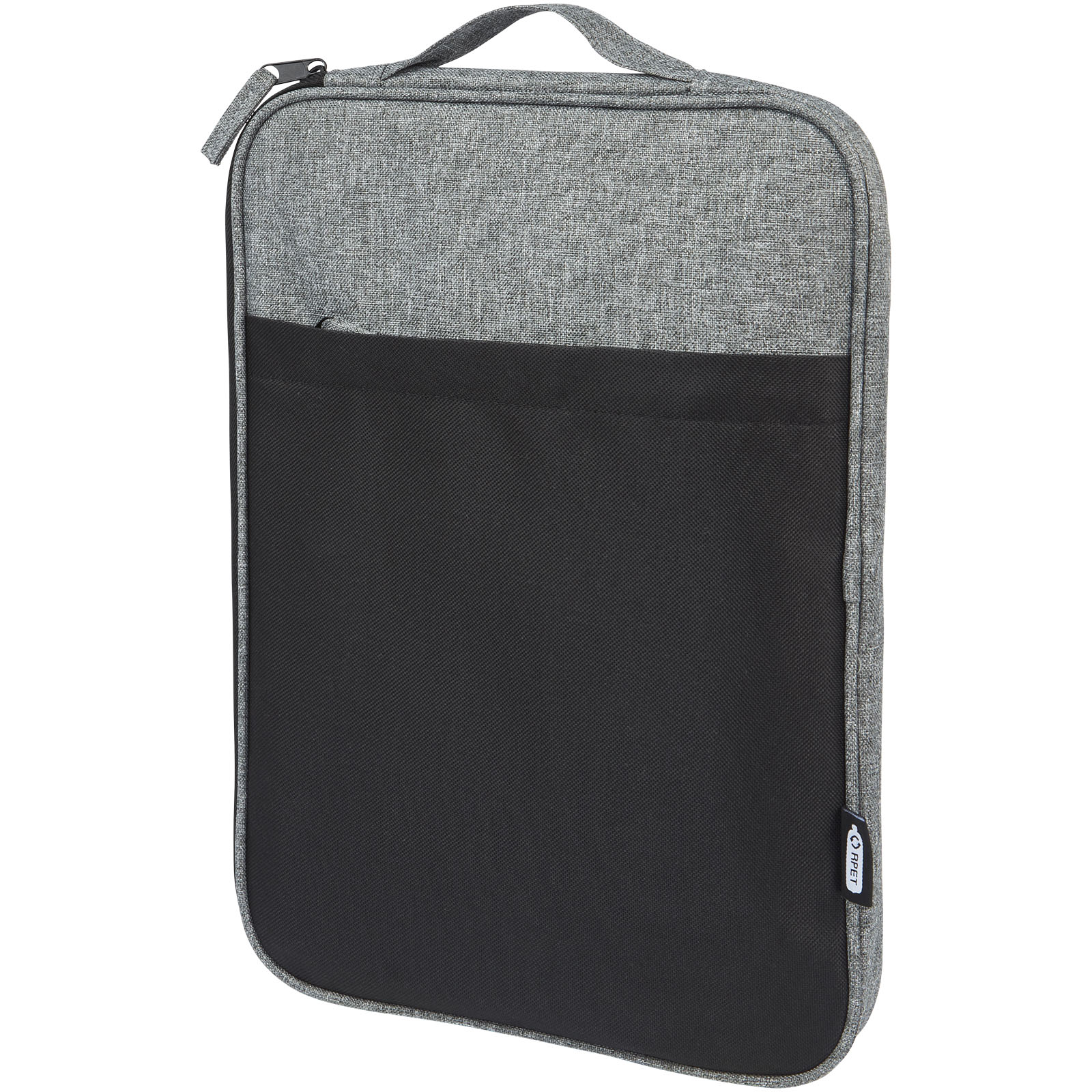 Reclaim 14" GRS recycelte Laptophülle 2,5 L schwarz, heather grau