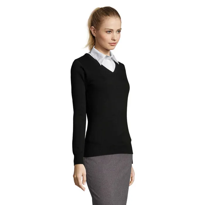 Damen-Pullover mit V-Ausschnitt Galaxy