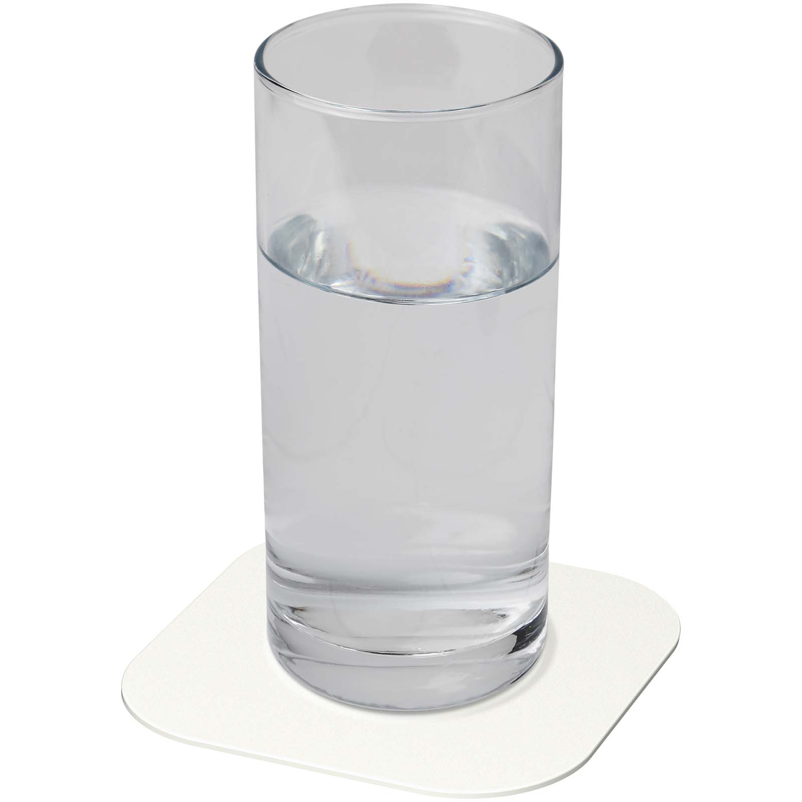 Lumin quadratischer Untersetzer weiss