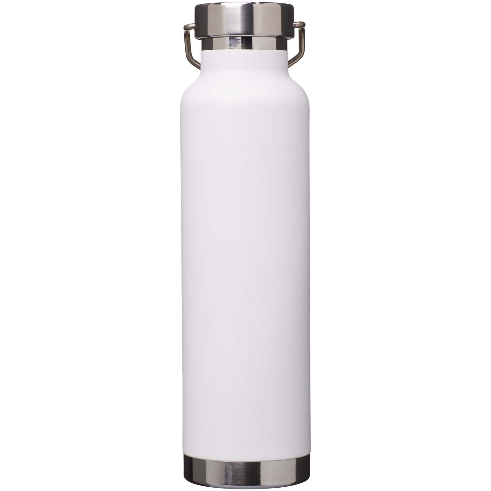 Thor 650 ml RCS-zertifizierte Kupfer-Vakuum Isolierflasche aus recyceltem Edelstahl weiss