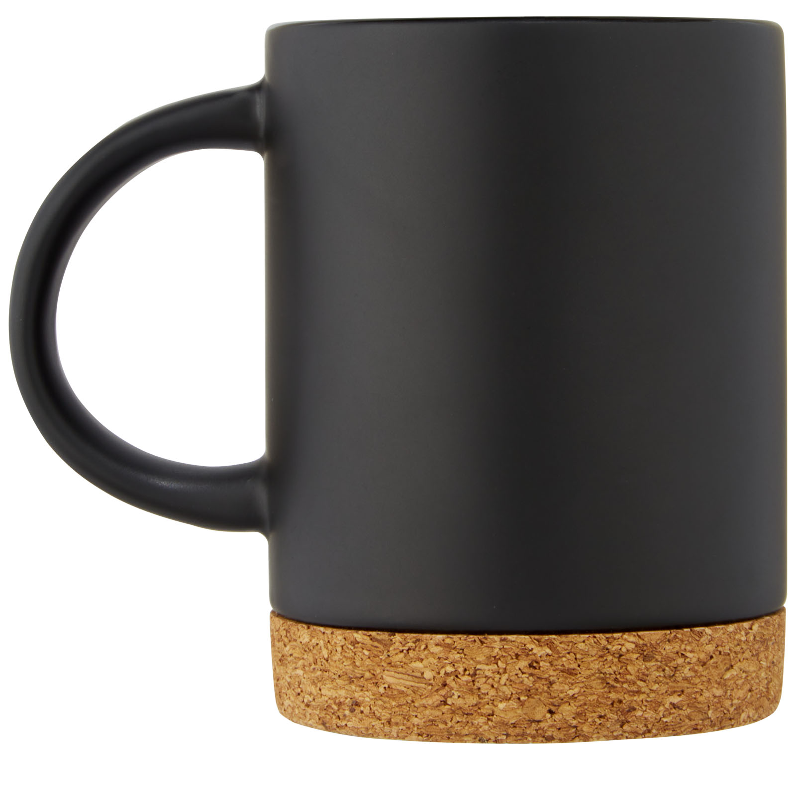 Neiva 425 ml Keramiktasse mit Korkboden schwarz