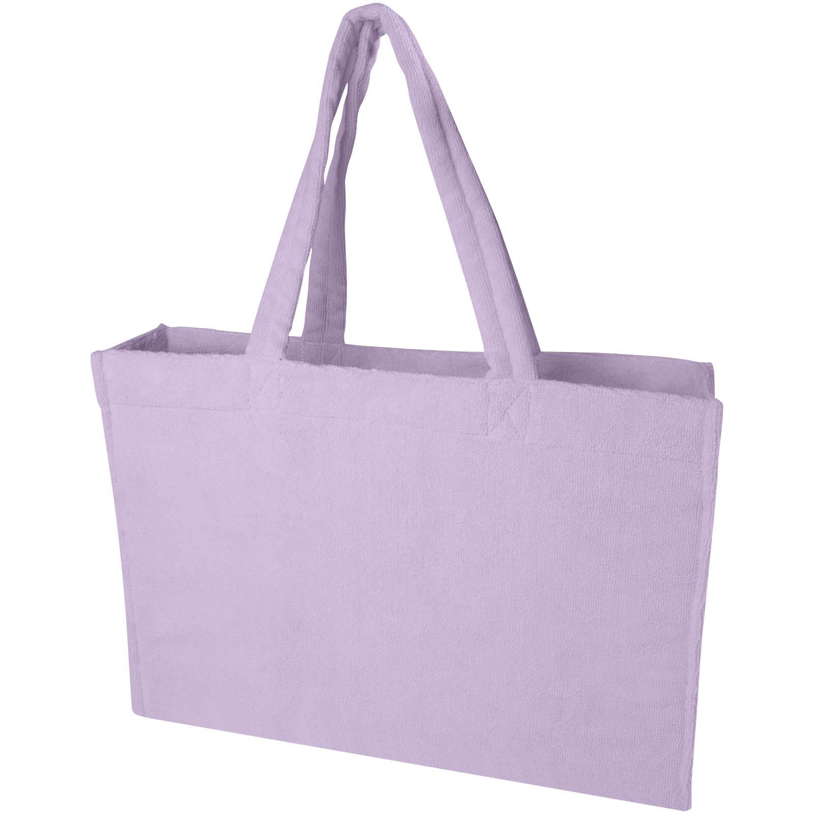 Siam GRS-recycelte Strandtragetasche aus Frottee 13 L fliederfarben