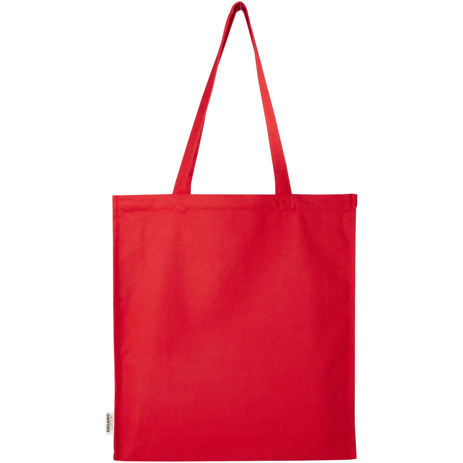 Odisha 180 g/m² OCS Bio Tragetasche mit Seitenfalten 14L rot
