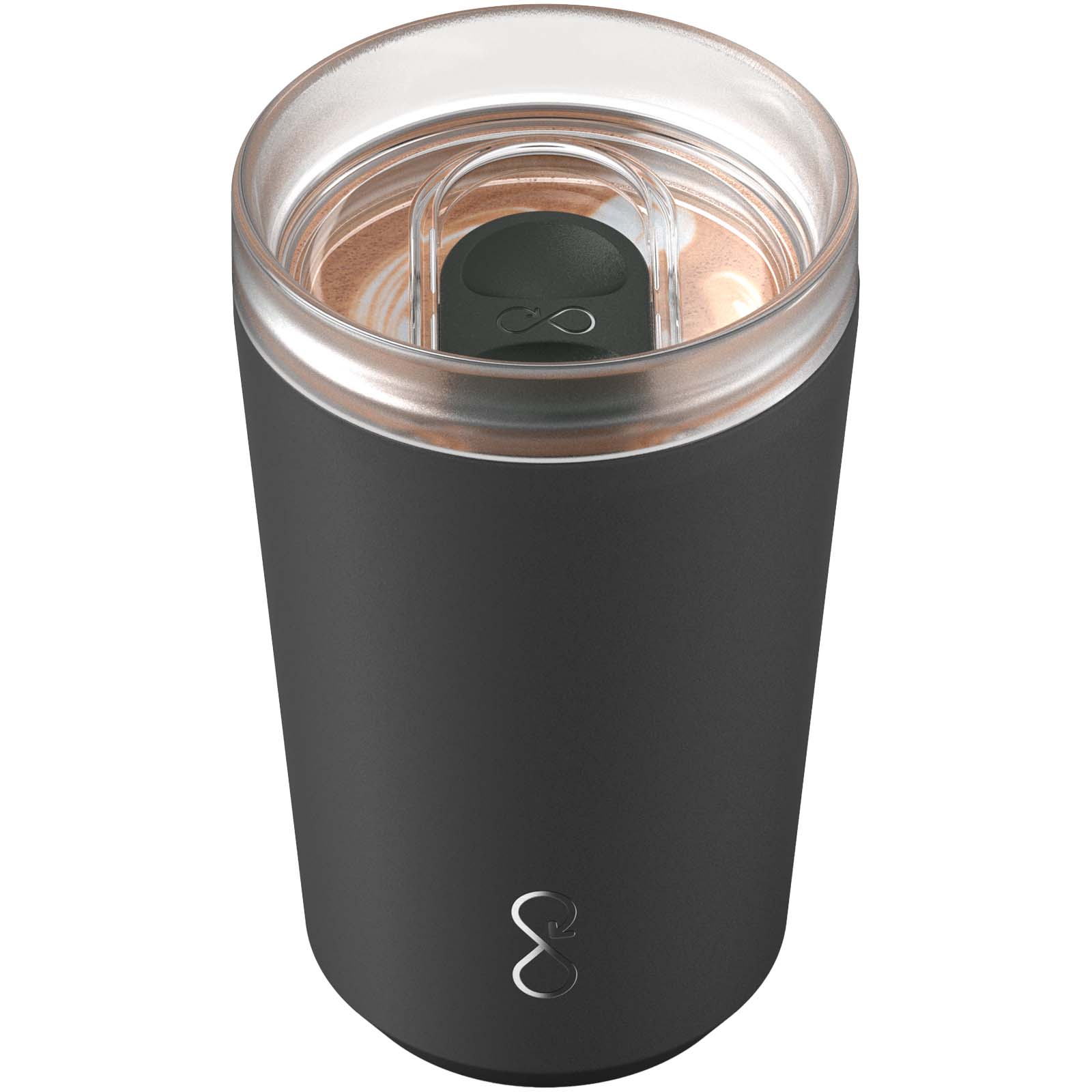 Ocean Bottle 350 ml vakuumisolierter Isolierbecher obsidian-schwarz