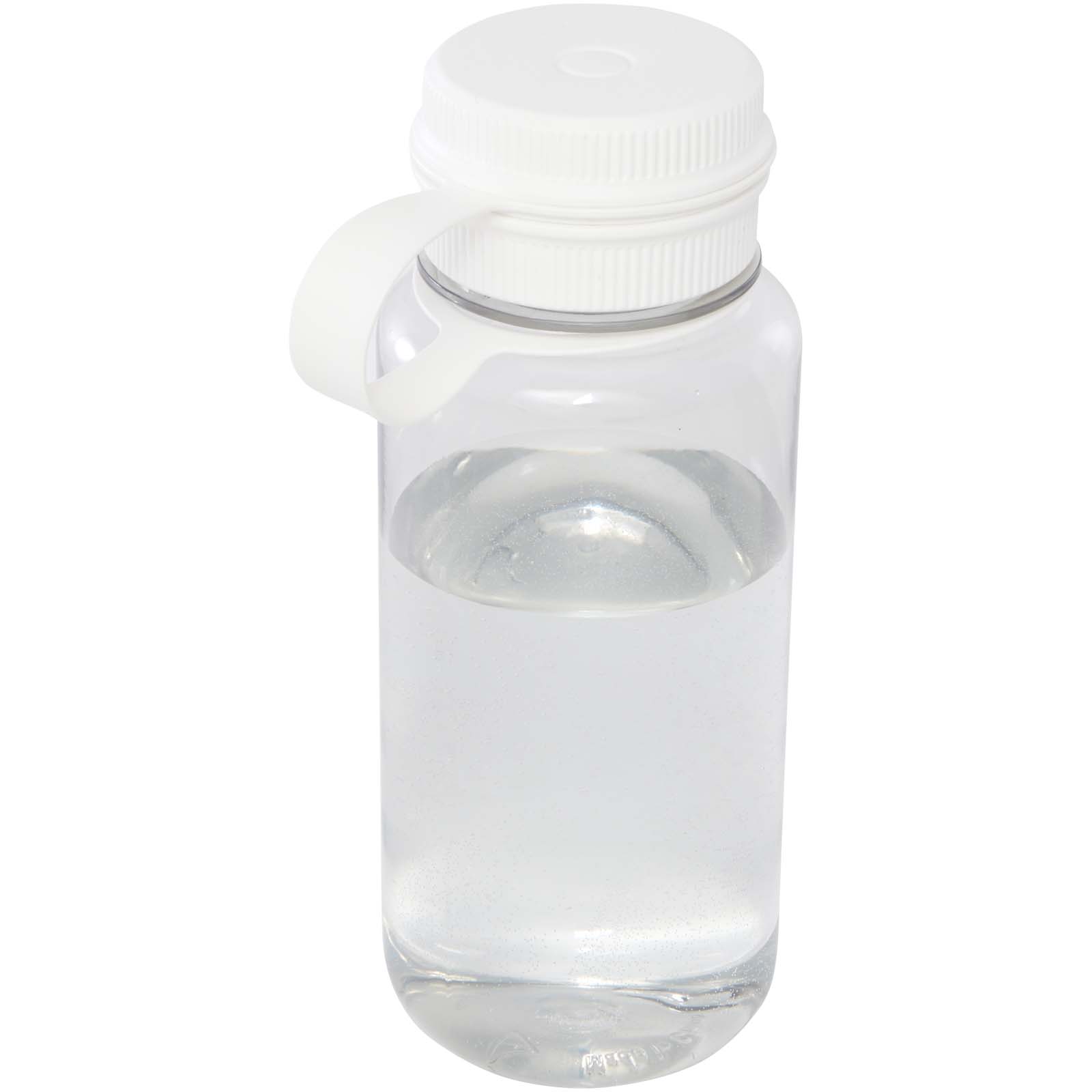 Ryder 900 ml RCS-zertifizierte RPET-Sportflasche mit Multifunktionsdeckel weiss