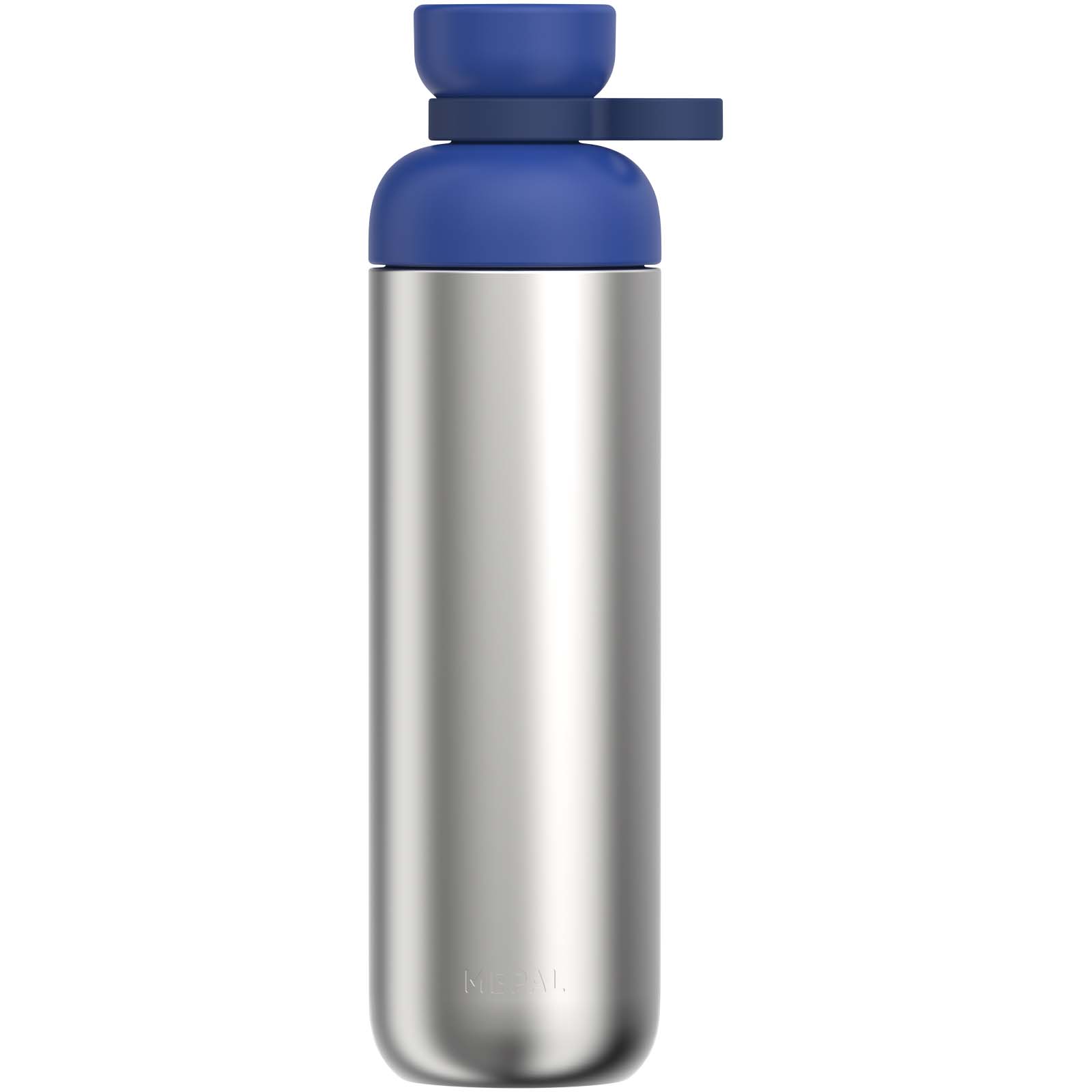Mepal Vita 900 ml Trinkflasche aus recyceltem Edelstahl (Kohlensäure geeignet) vivid blau