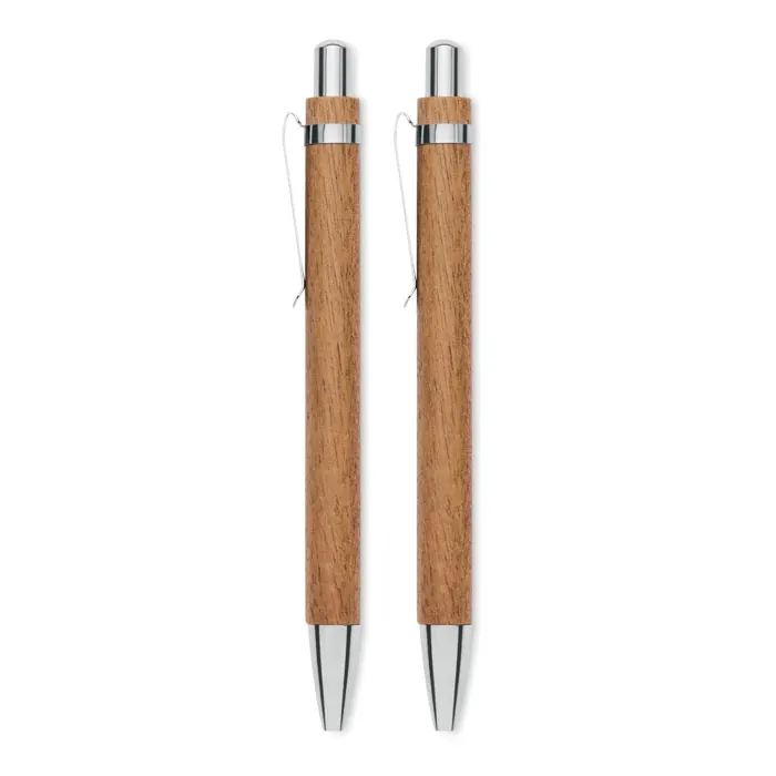 Schreibgeräte-Set Akazienholz
