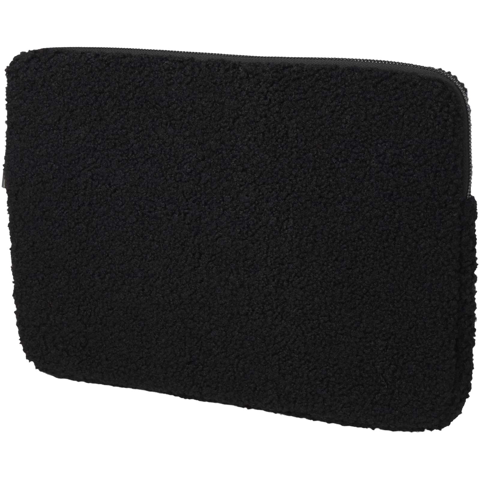 Bear 13" GRS-recycelte Sherpa Laptophülle 2 L schwarz