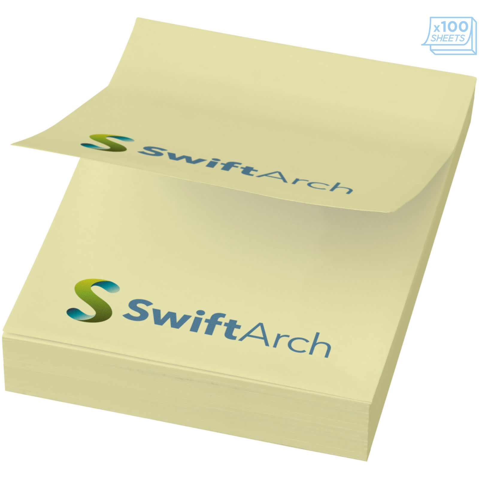 Sticky-Mate® Haftnotizen 50 x 75 mm hellgelb