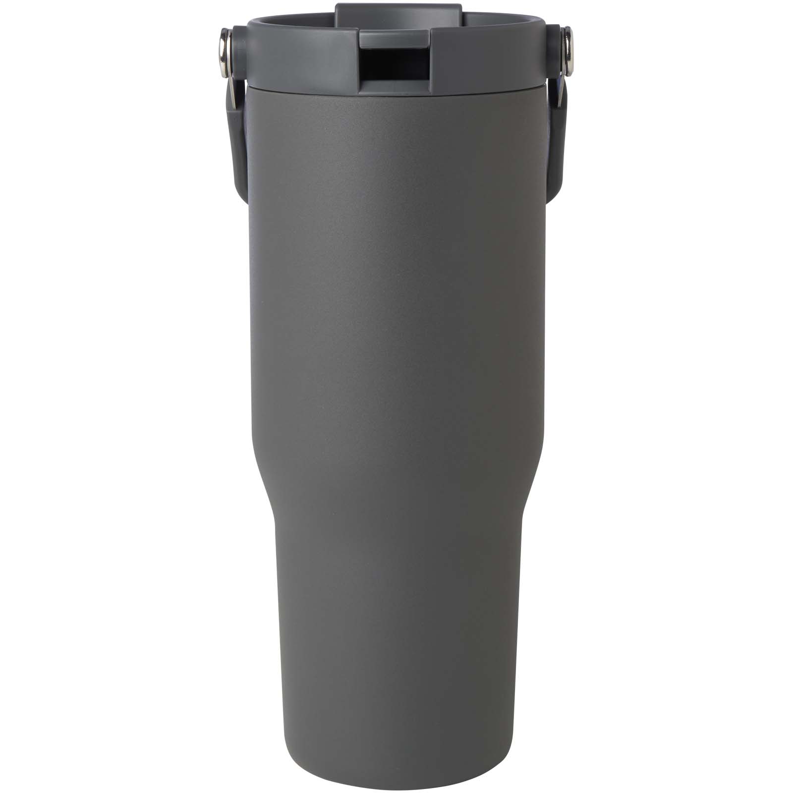 Bronx 900 ml RCS-zertifizierter Kupfer-Vakuum Isolierbecher aus Edelstahl mit Doppelfunktionsdeckel grau