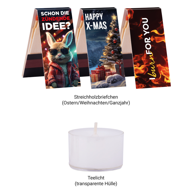 Geschenkbox Mini Tanne, Lindt LINDOR Milchkugel