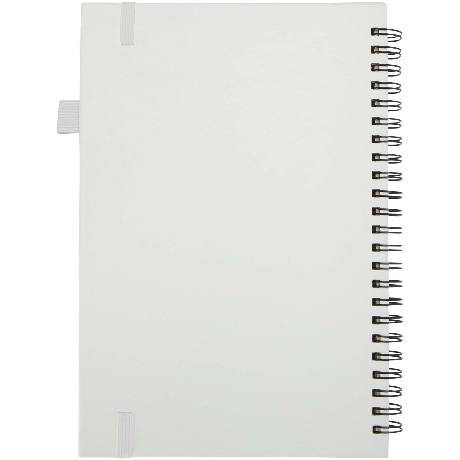 Liss A5 Hardcover Spiralnotizbuch aus recyceltem Kunststoff weiss