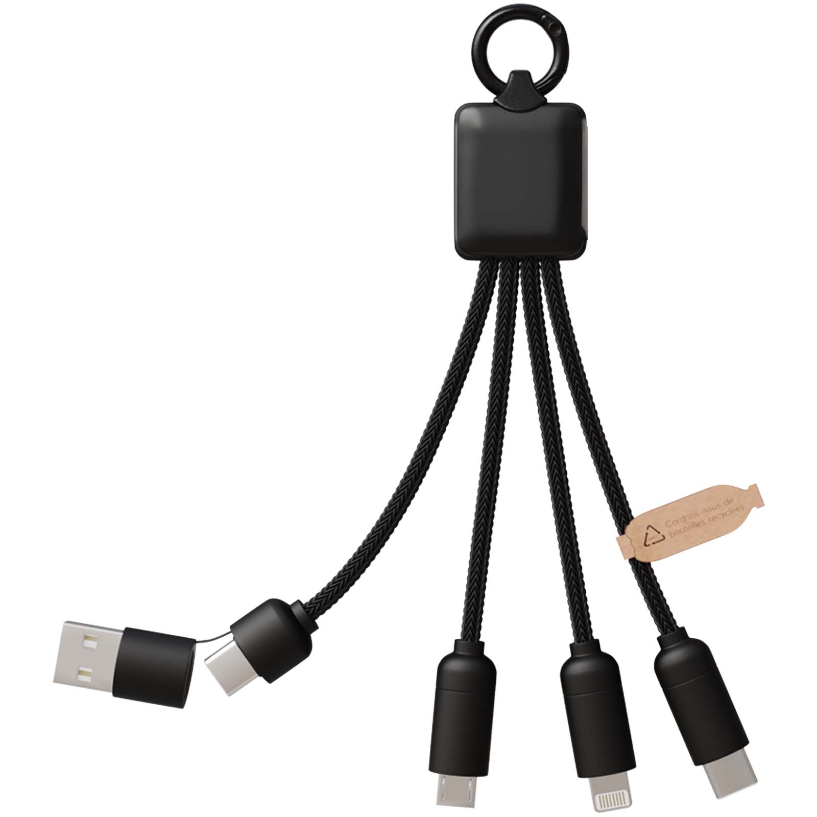 SCX.design C13 20W 5-in-1 Ladekabel schwarz