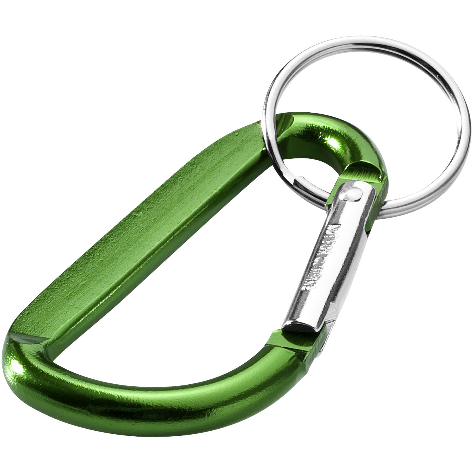 Timor RCS Karabiner Schlüsselanhänger aus recyceltem Aluminium grün