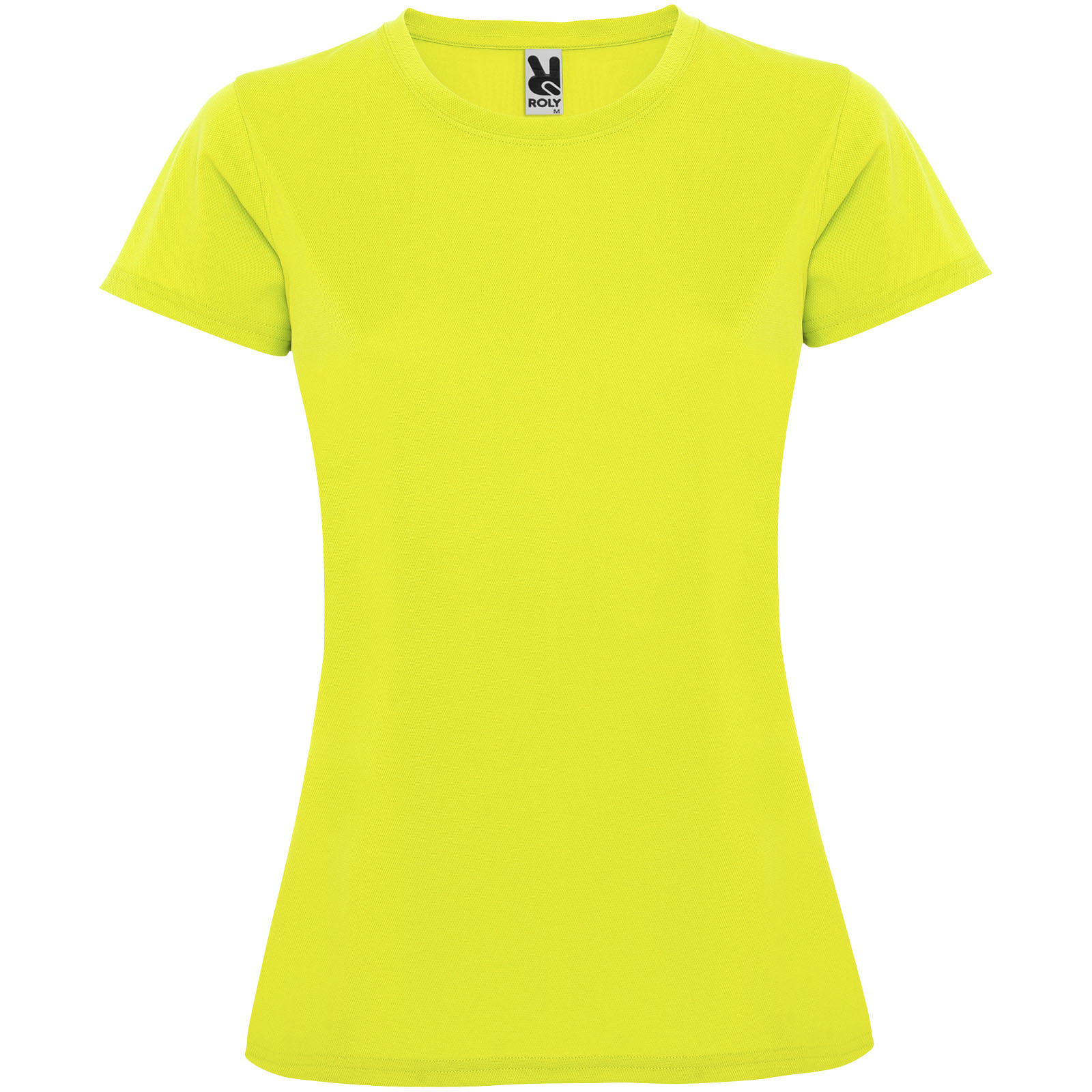 Montecarlo 150 g/m² Sport T-Shirt für Damen fluorgelb